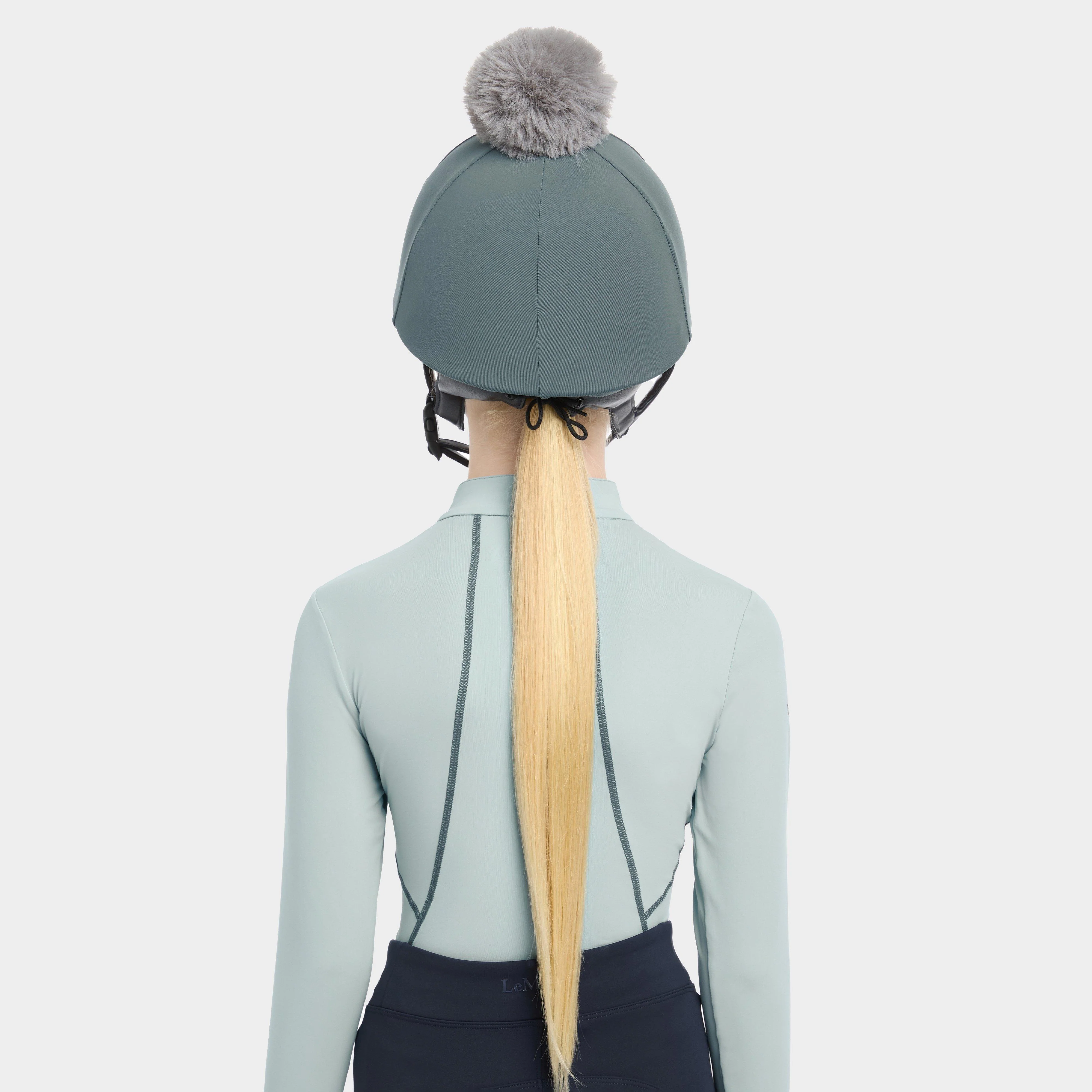 Pippa Hat Silk Petrol - Image 5