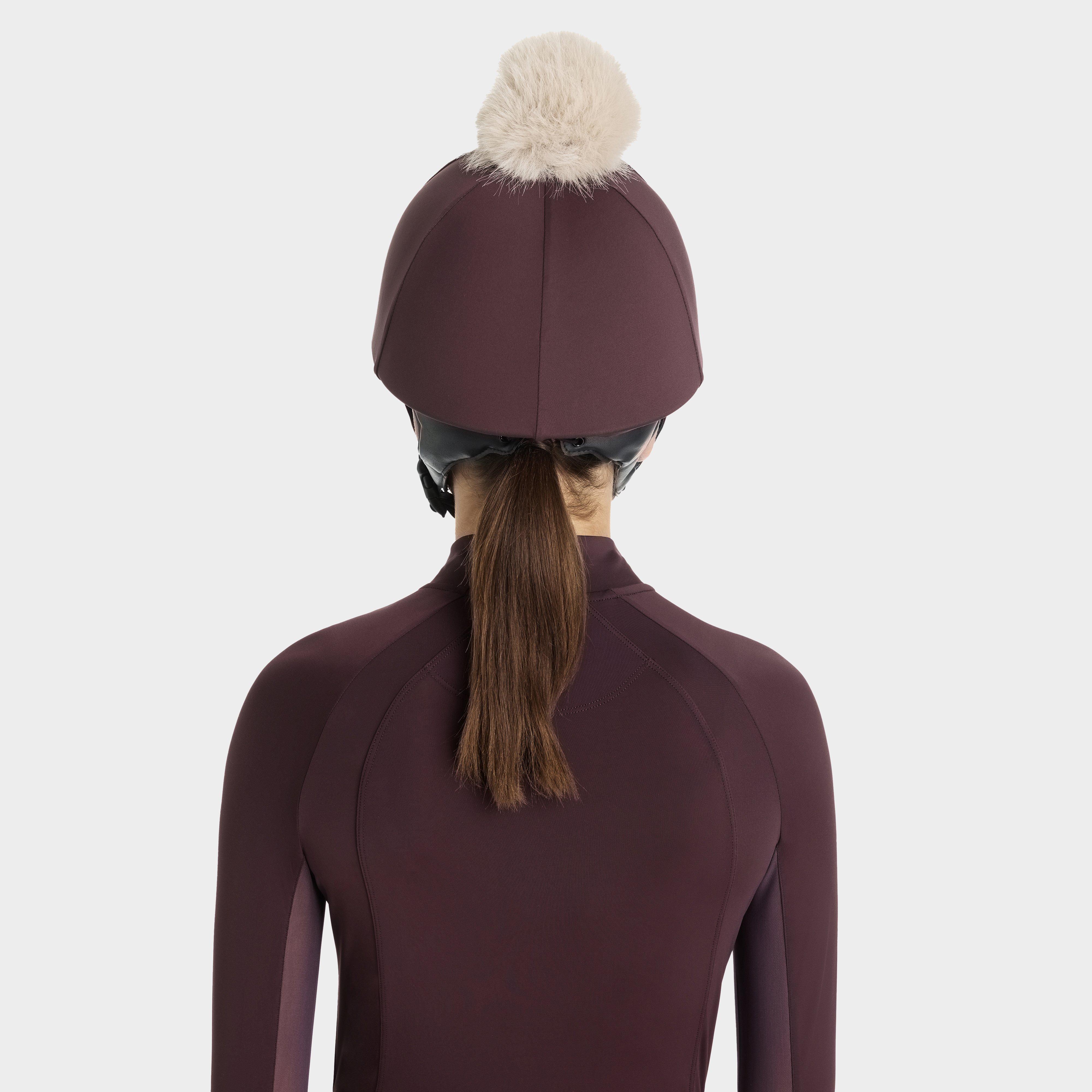 Pom Hat Silk Damson - Image 3