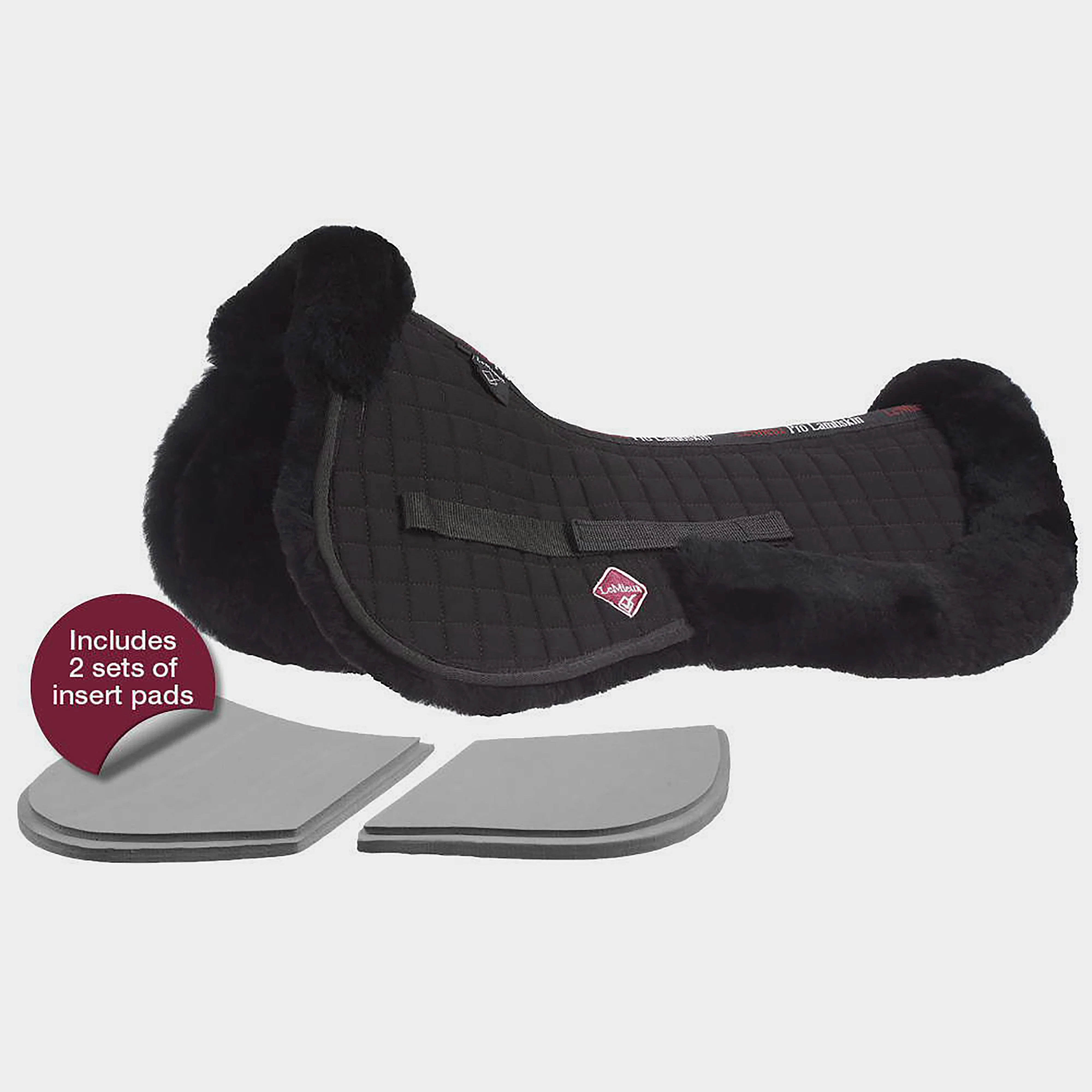 ProLambskin Pro-Sorb System Half Pad Black/Black - Image 2