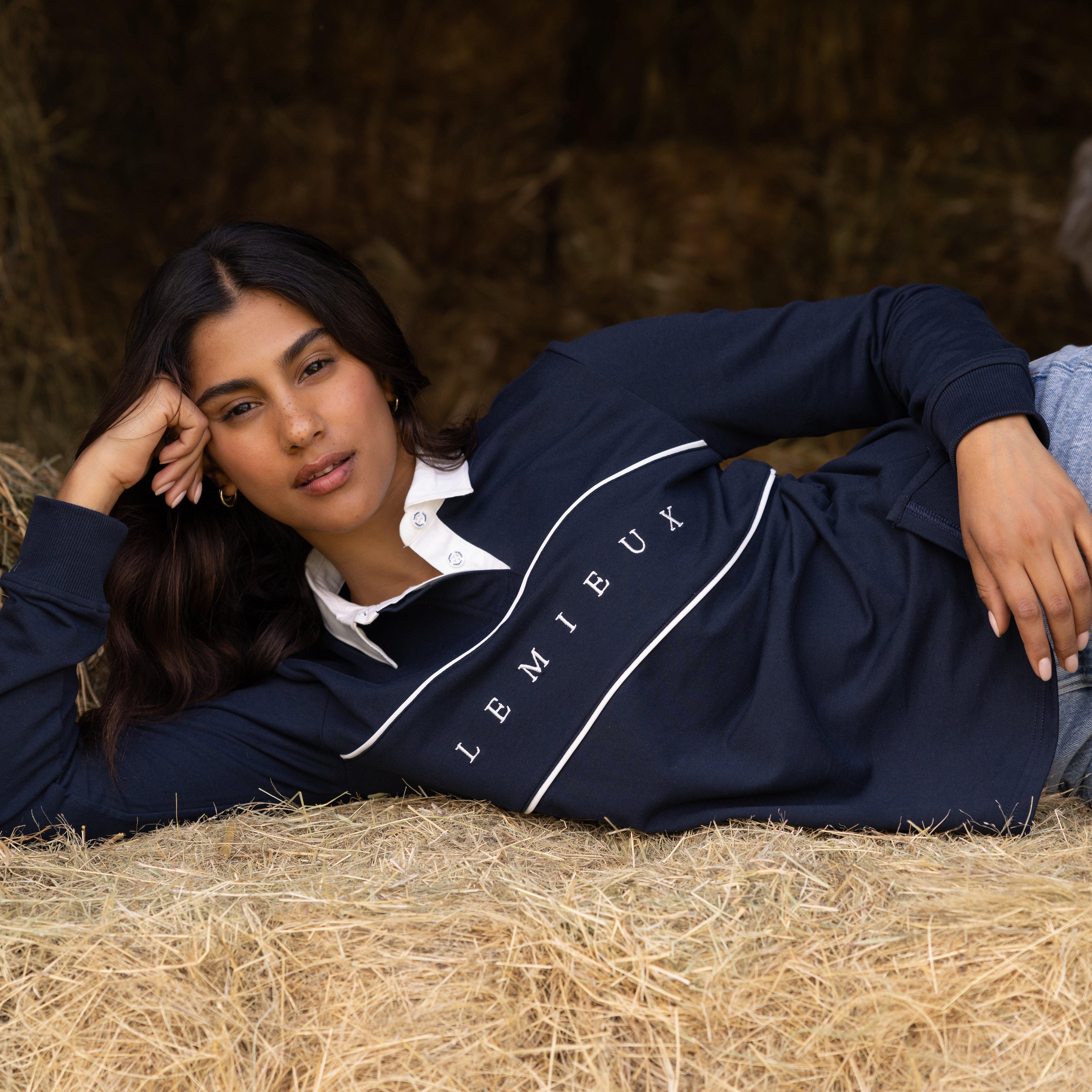 Rochelle Rugby Shirt Navy - Image 7