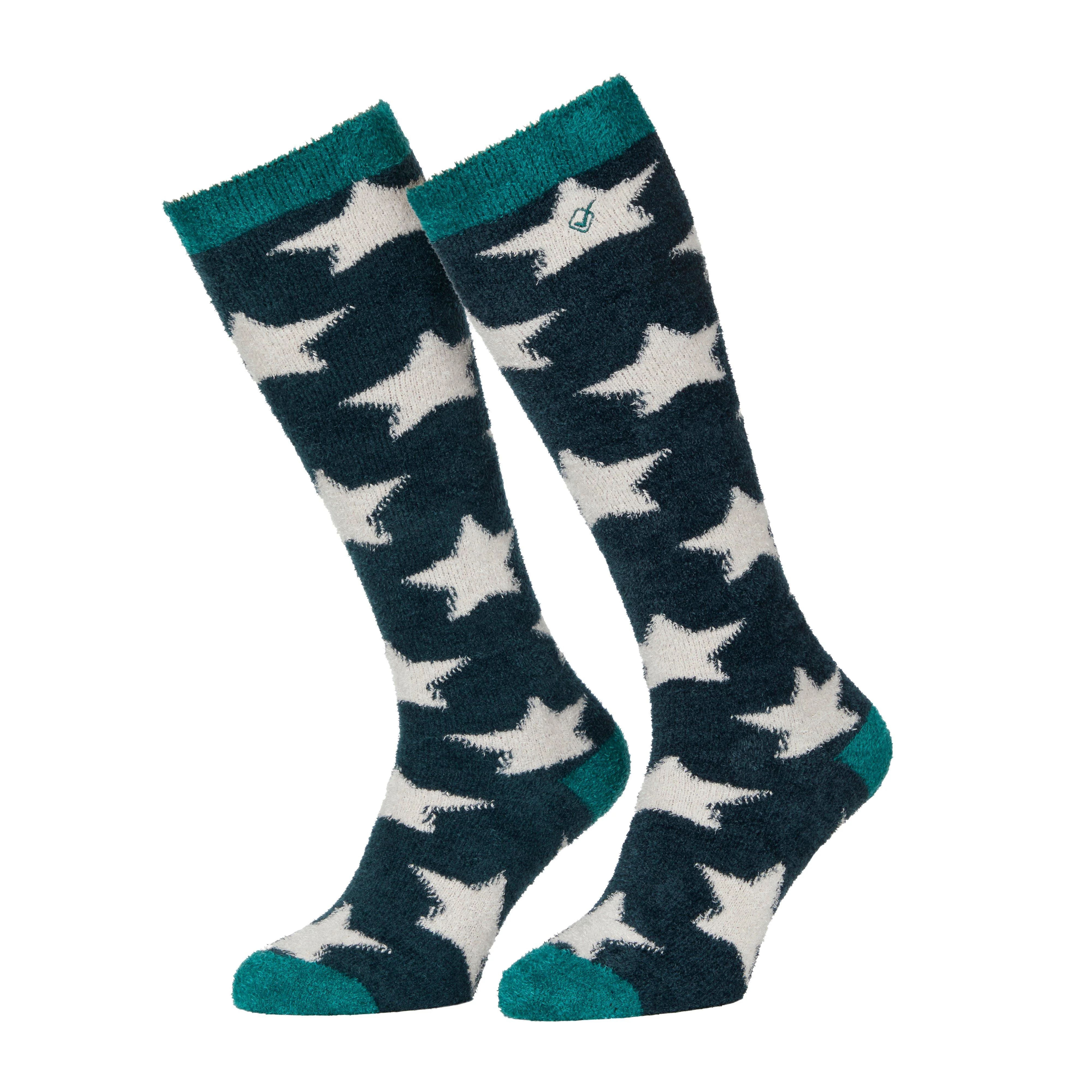 Sasha Star Fluffies Socks Spruce - Image 3