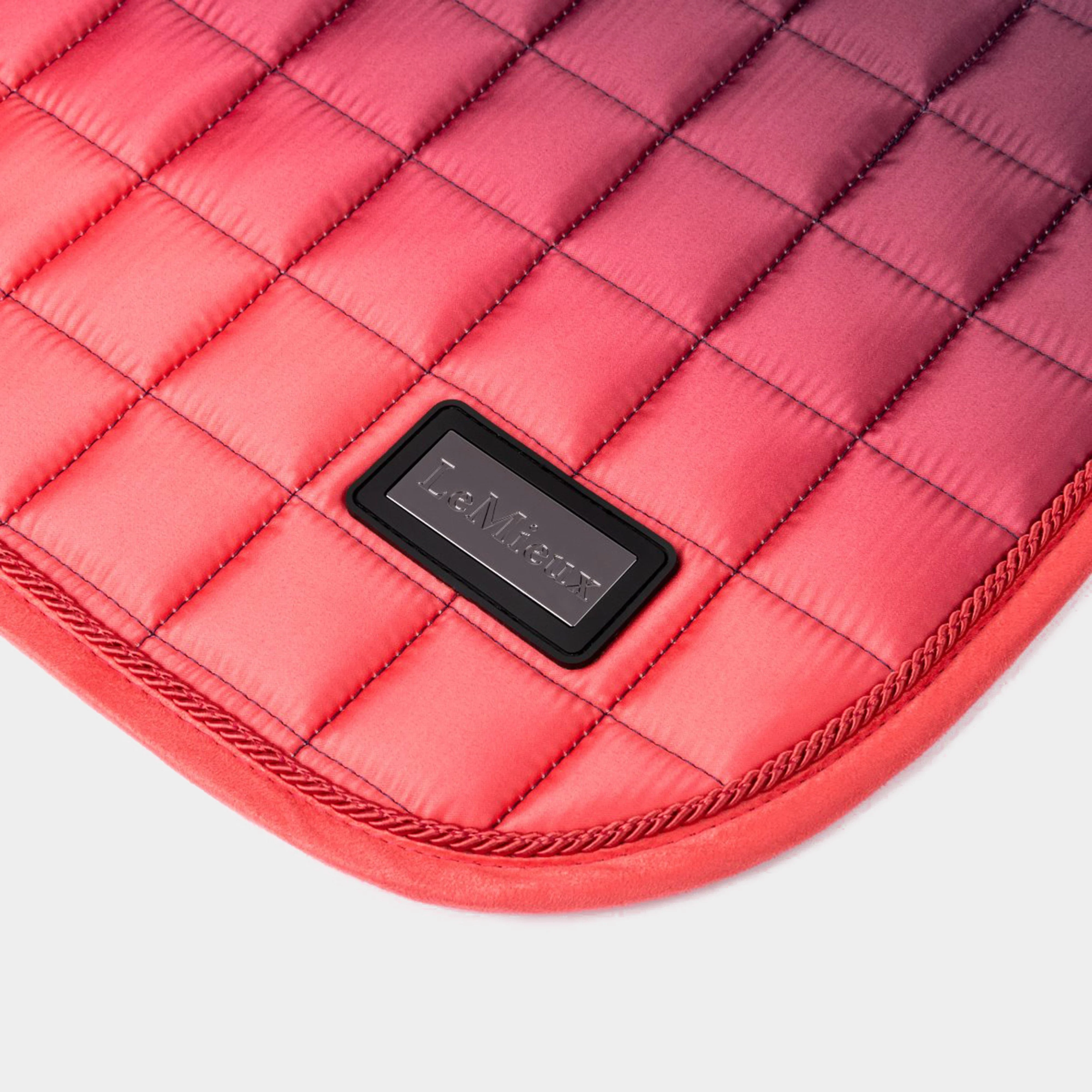 Spectrum Dressage Saddle Pad Papaya/Aubergine - Image 4