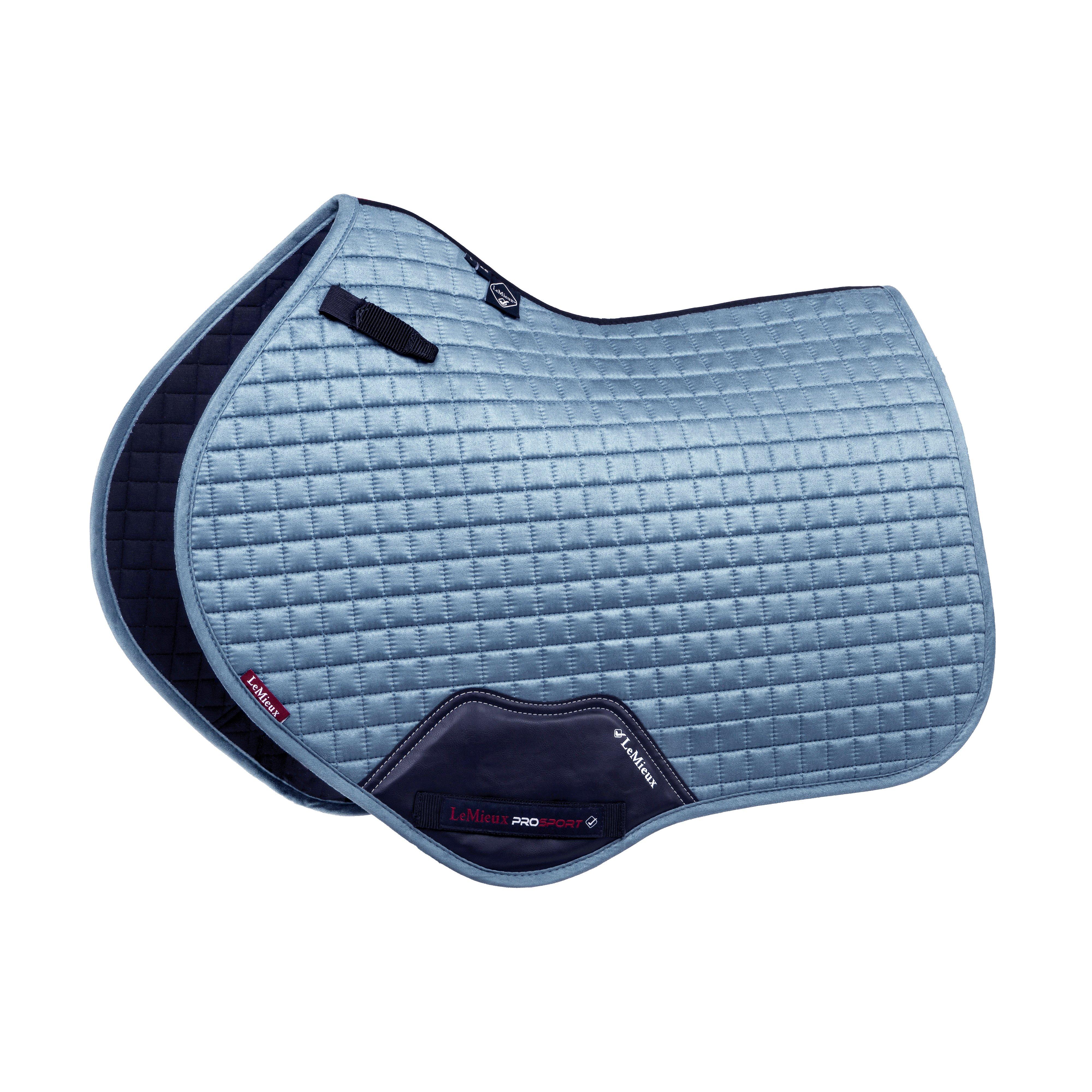 Suede Close Contact Saddle Pad Ice Blue - Image 4