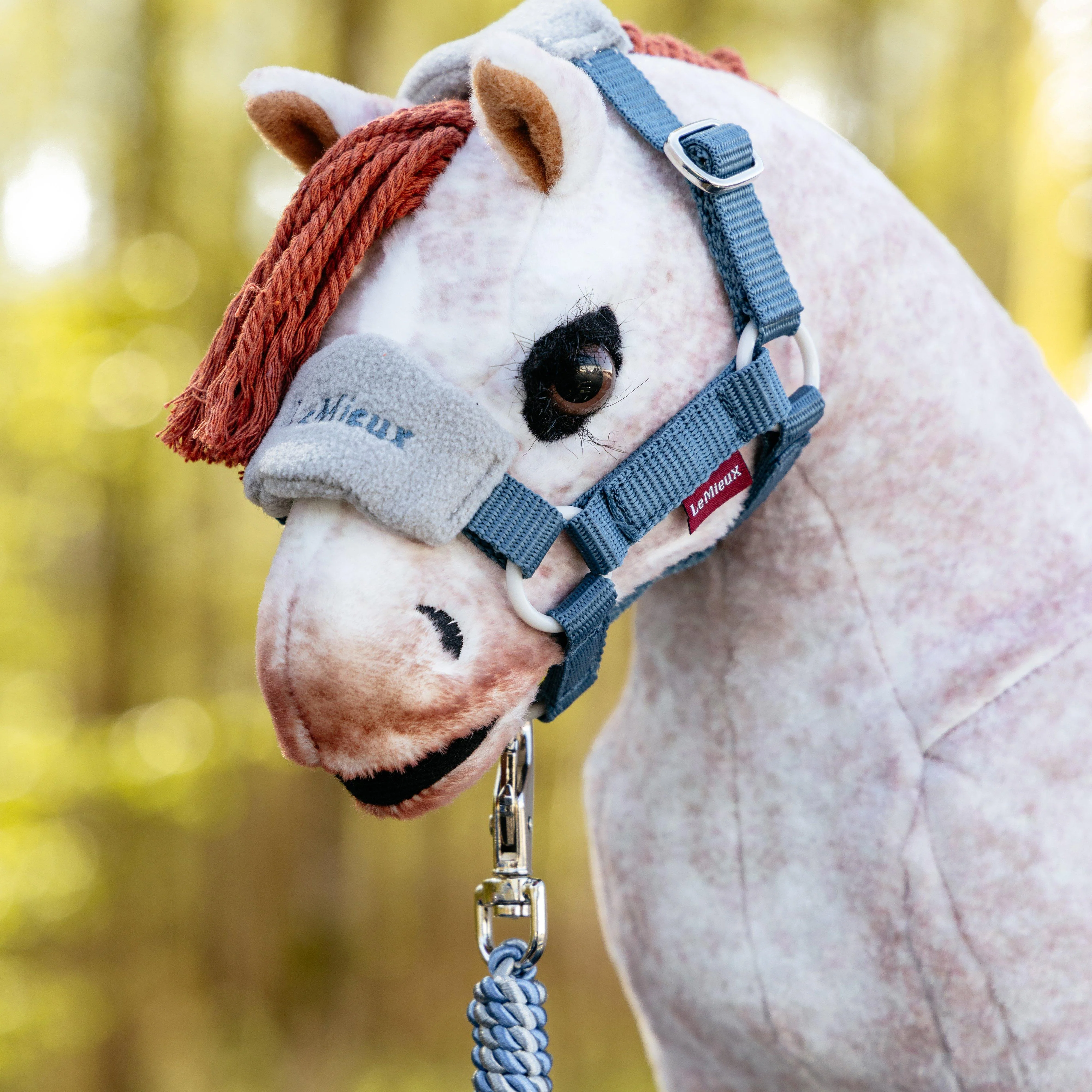 Toy Pony Vogue Headcollar & Leadrope Ice Blue - Image 2