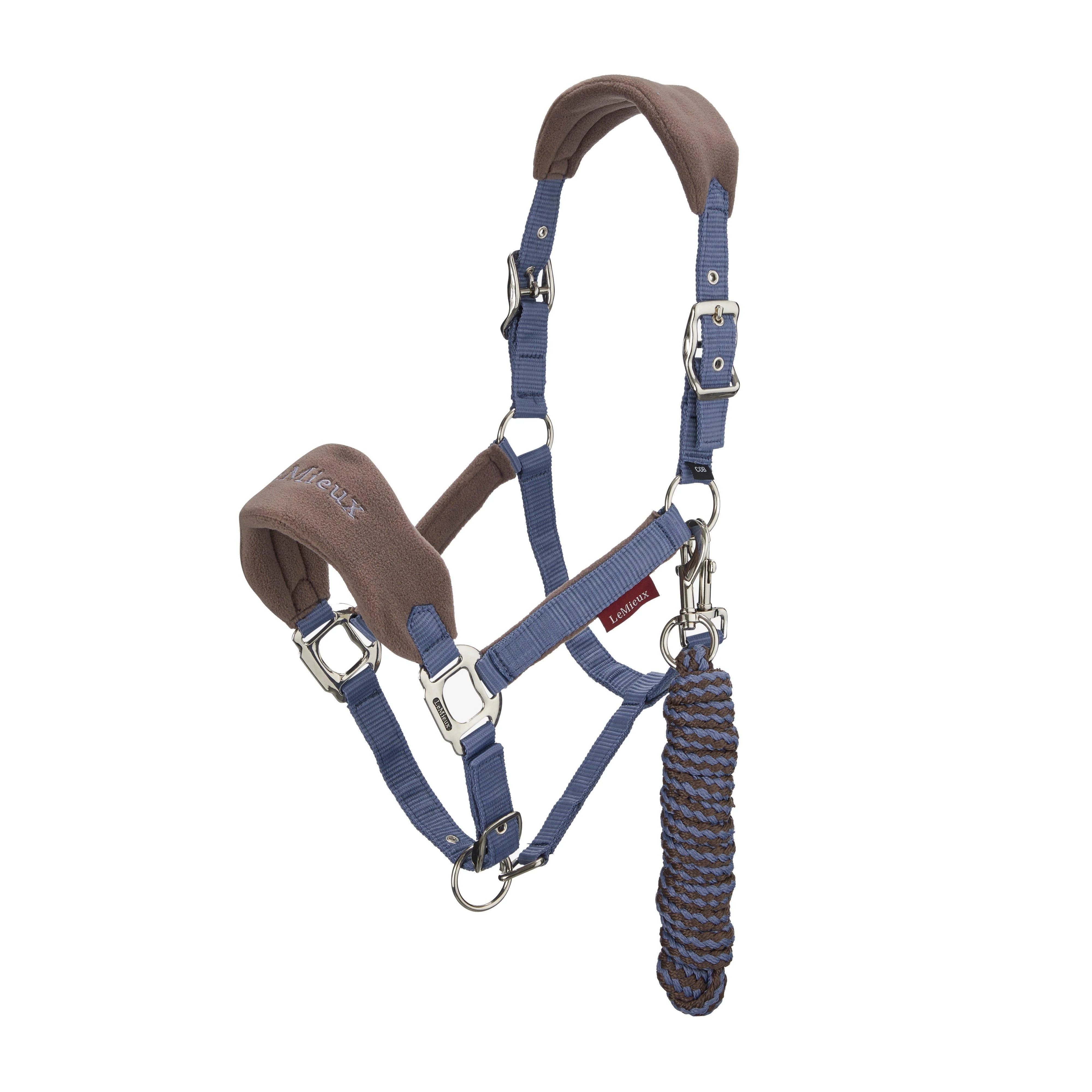 Vogue Headcollar & Leadrope Jay Blue - Image 5
