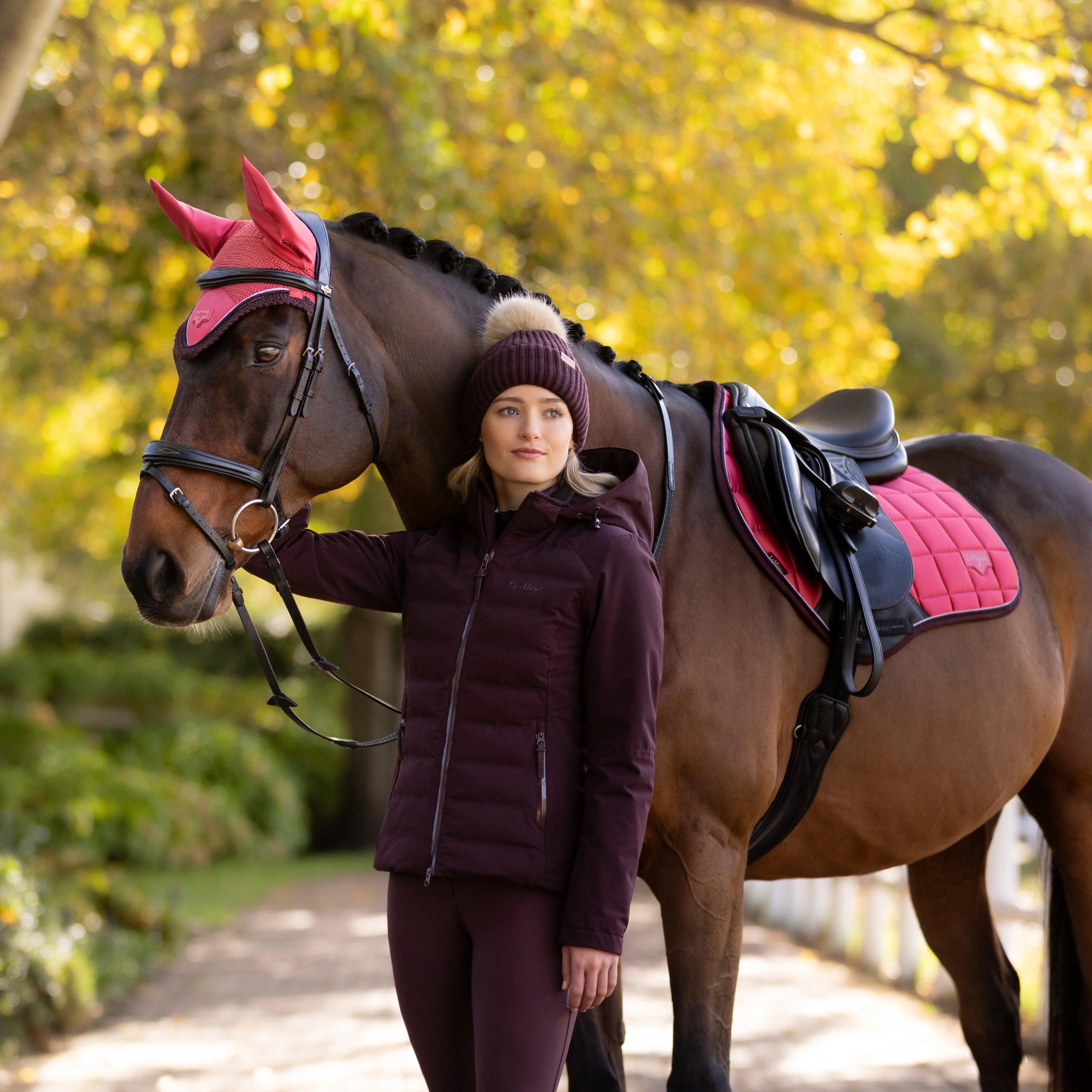 Women's Brooke Waterproof Hybrid Jacket Damson - Image 8
