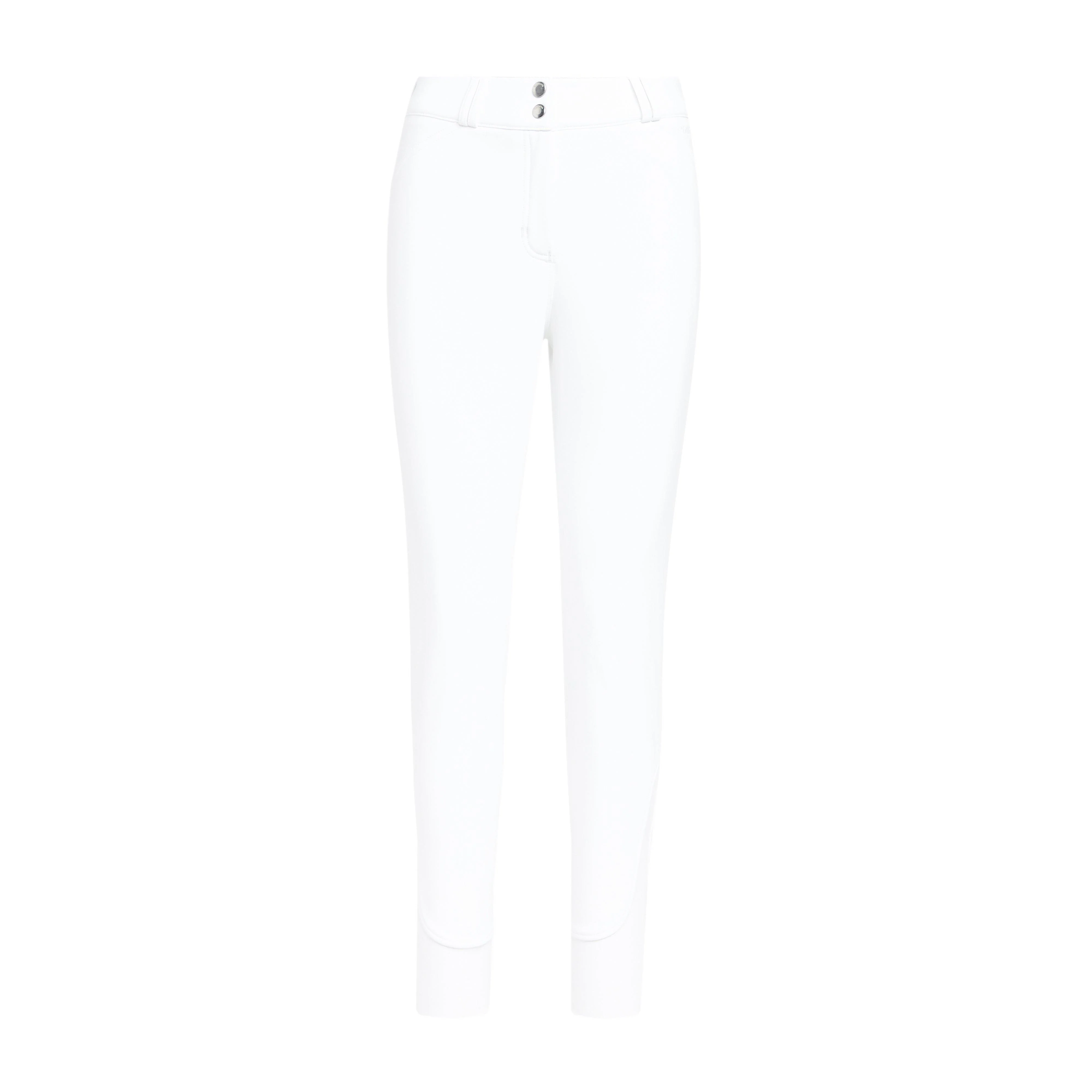 Womens Drytex Knee Grip Breeches White - Image 7