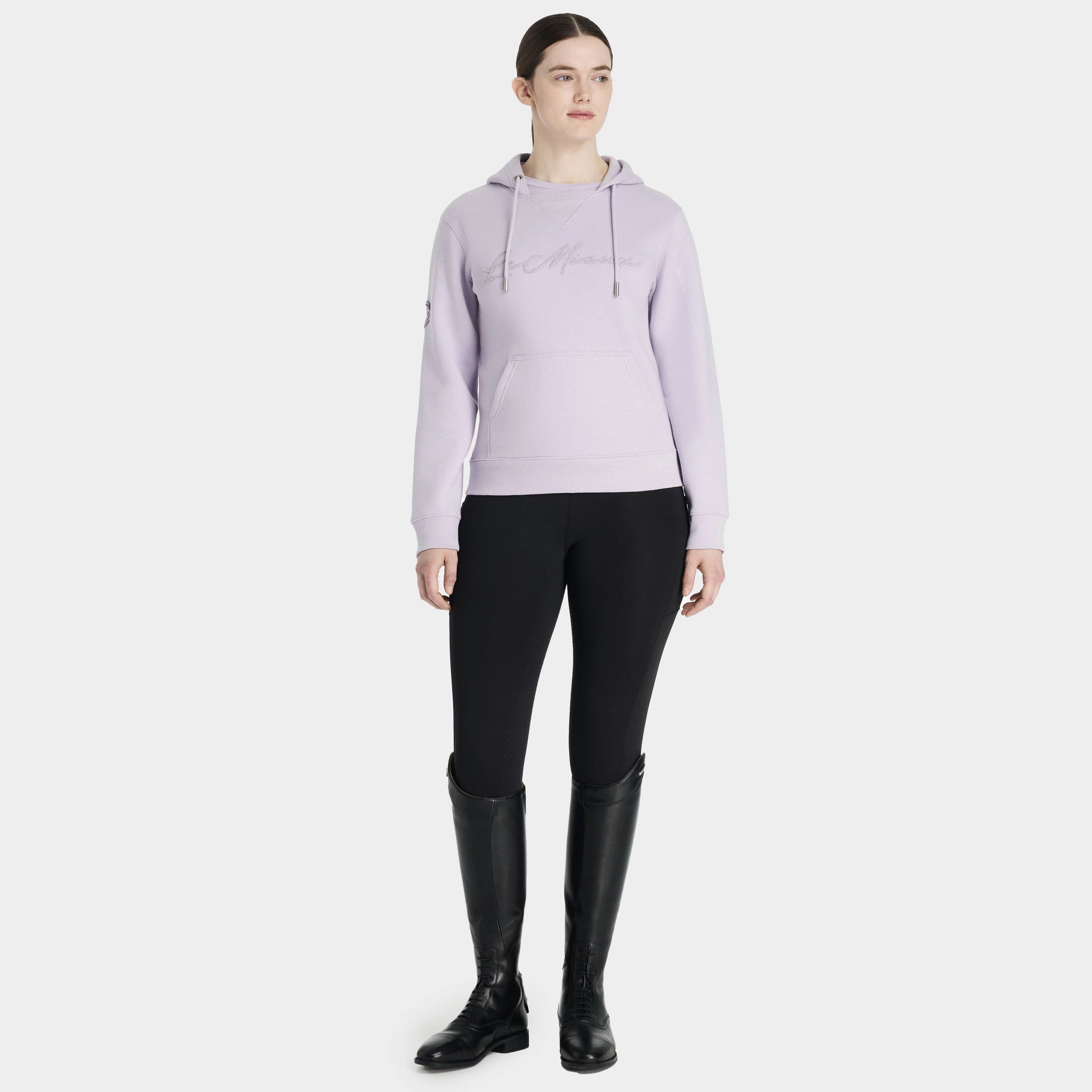 Womens Elspeth Hoodie Lilac - Image 4