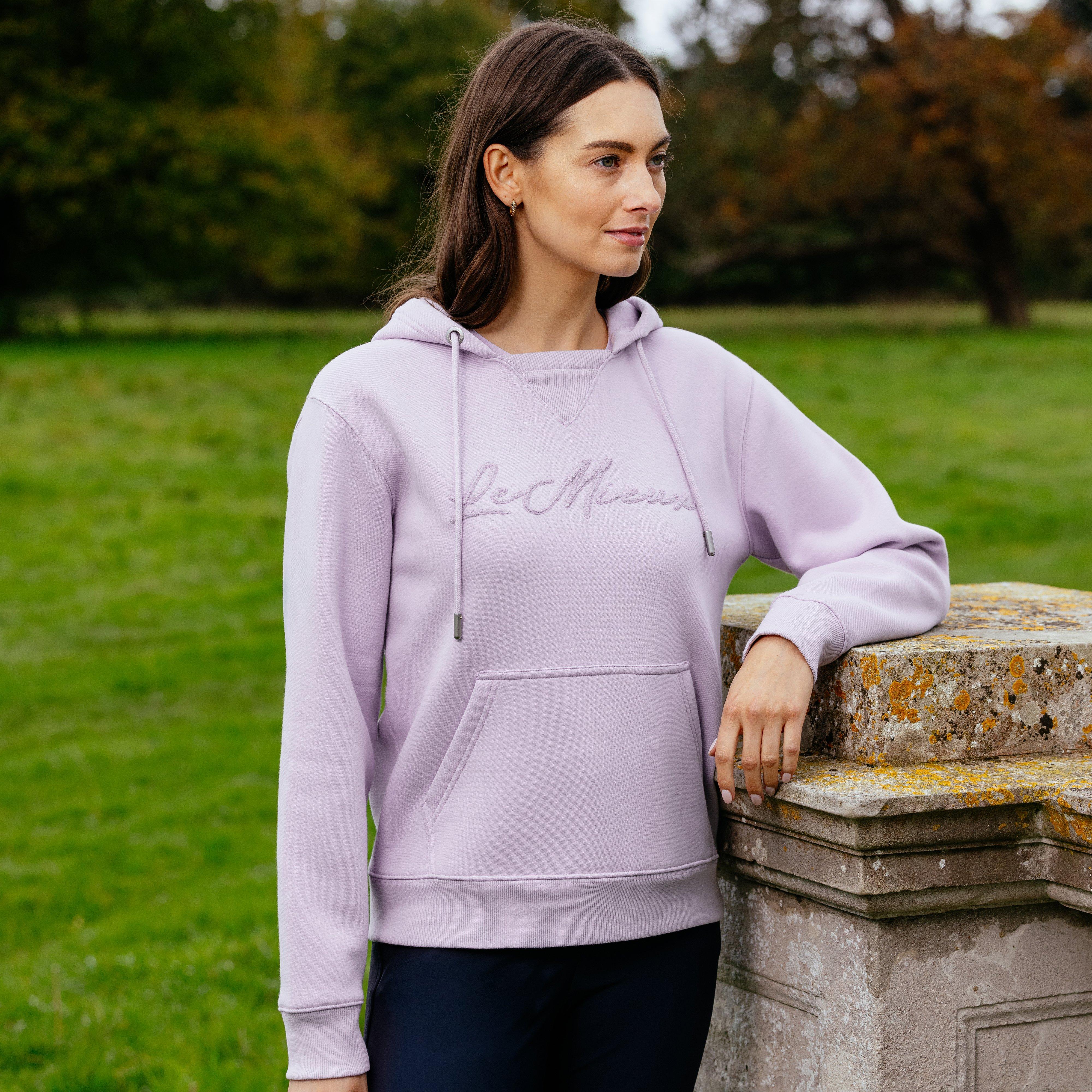Womens Elspeth Hoodie Lilac - Image 5