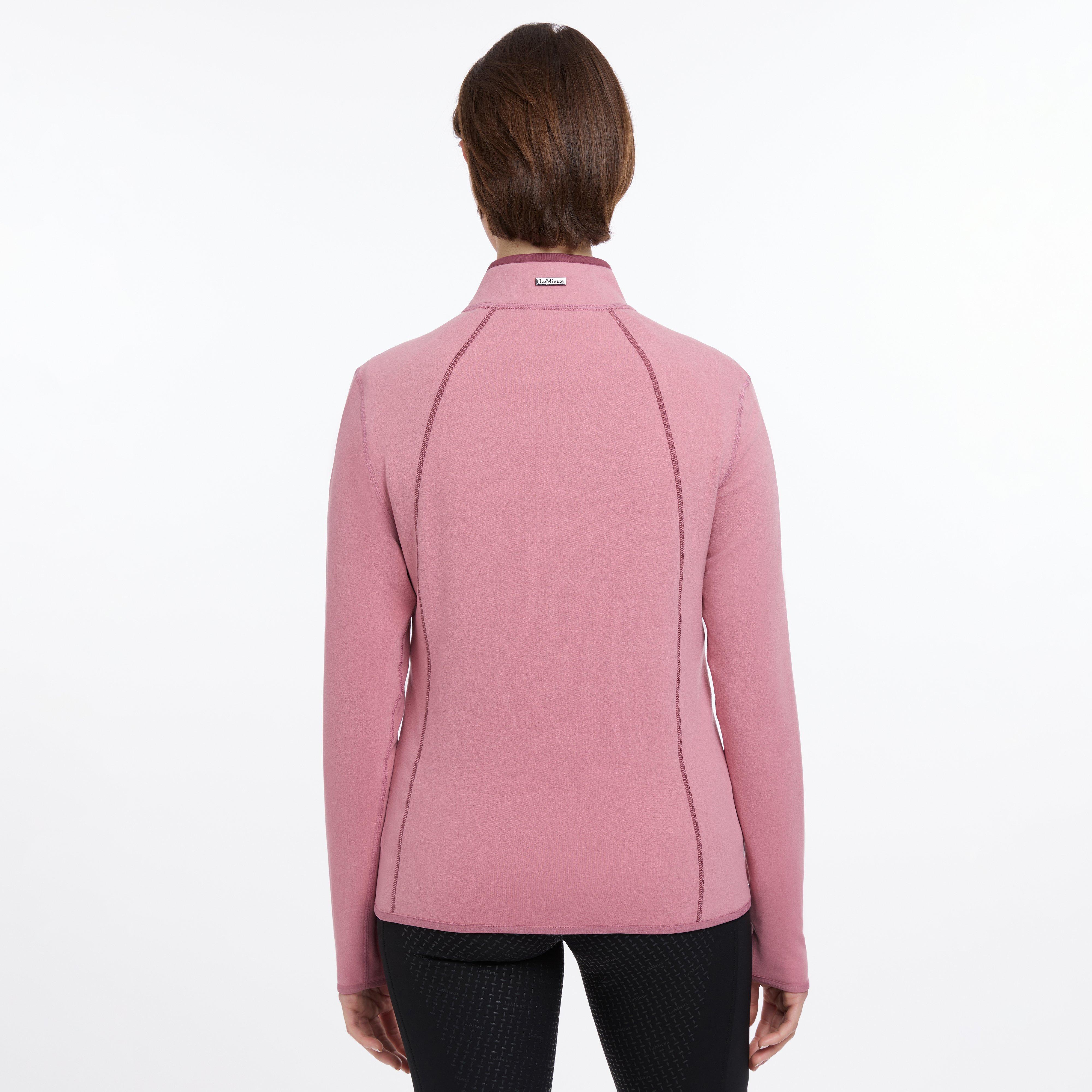 Womens Faye Fleece Zip Through Peony - Image 2