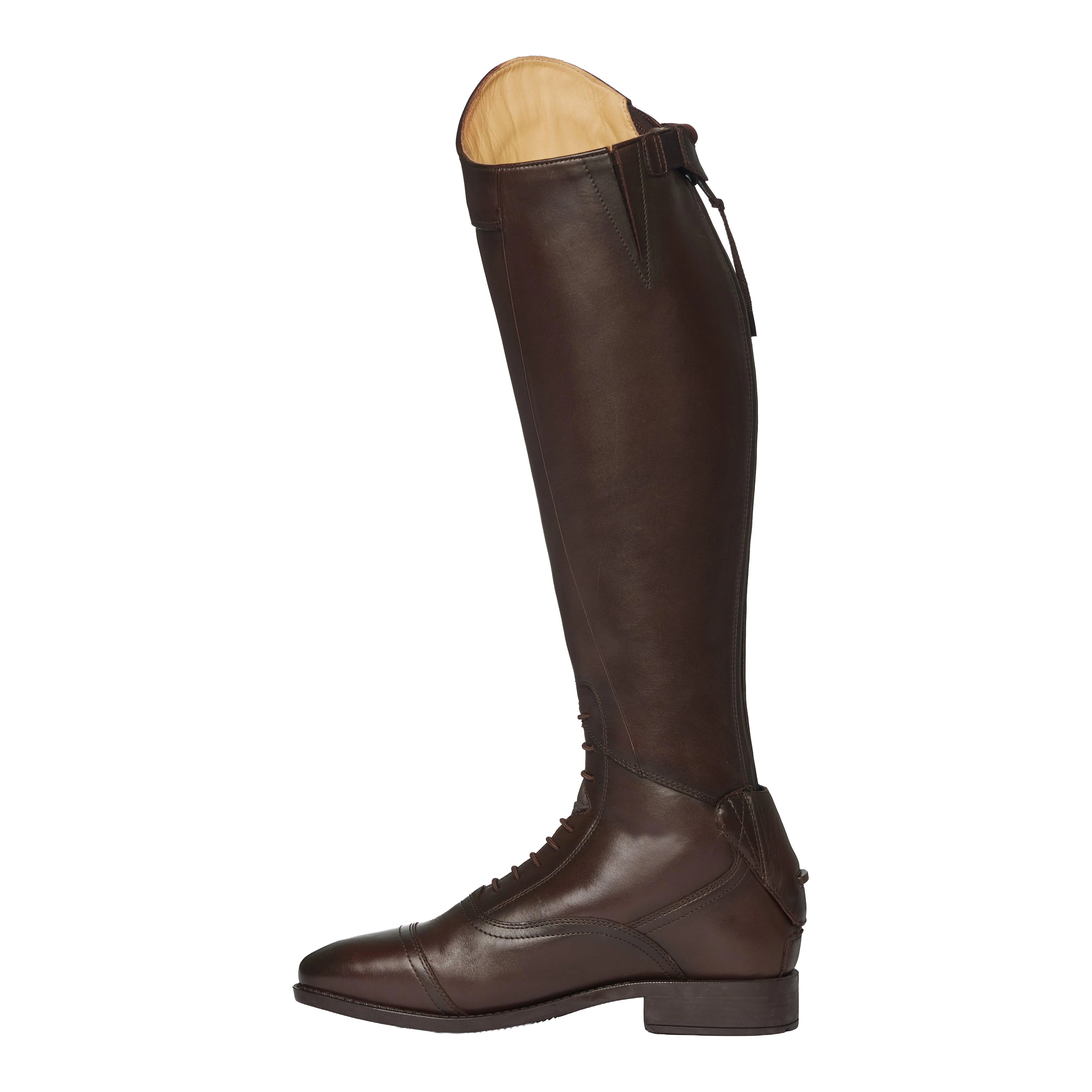 Womens Field Riding Boots Long Brown - Image 8