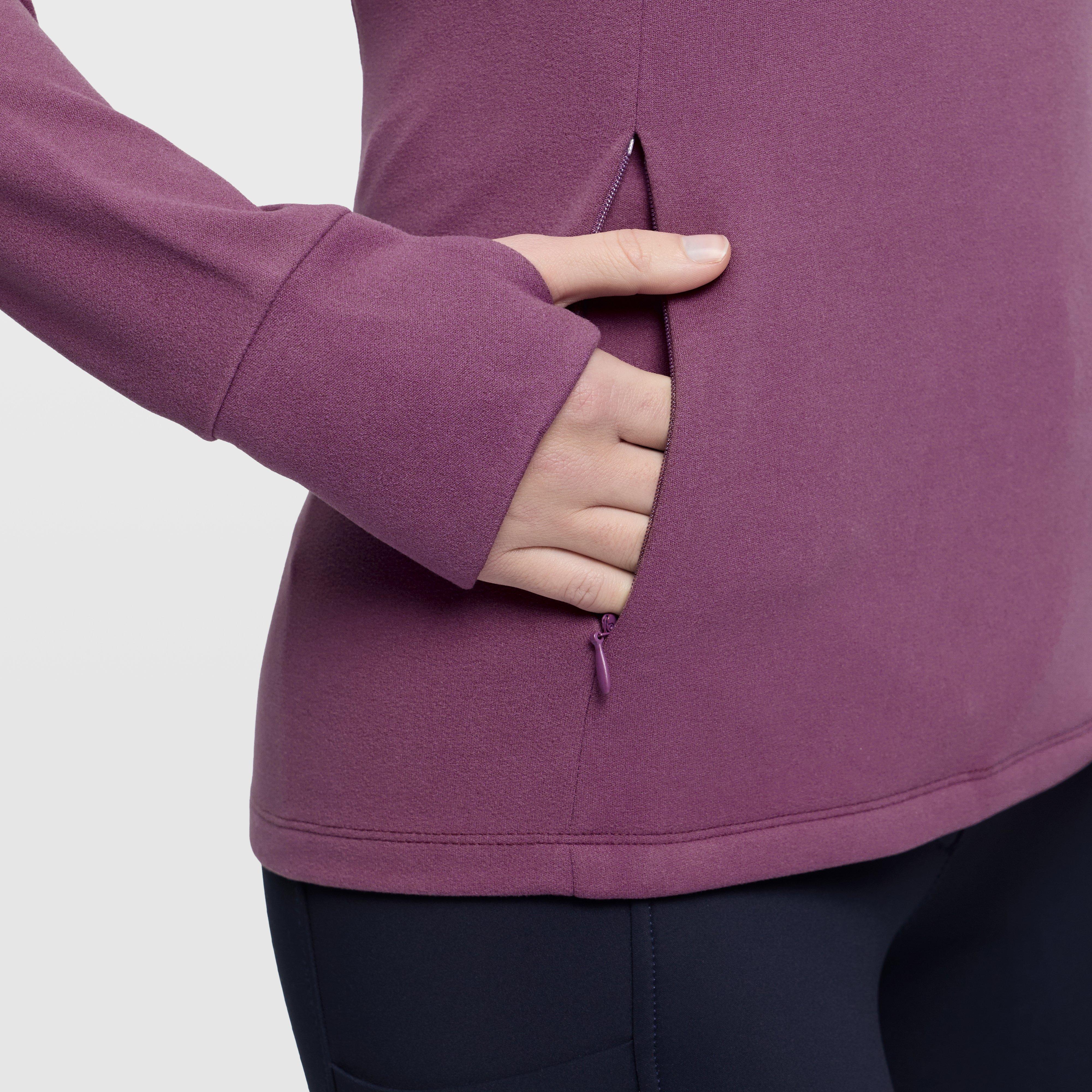 Women's Frances Quarter Zip Fleece Mallow - Image 4