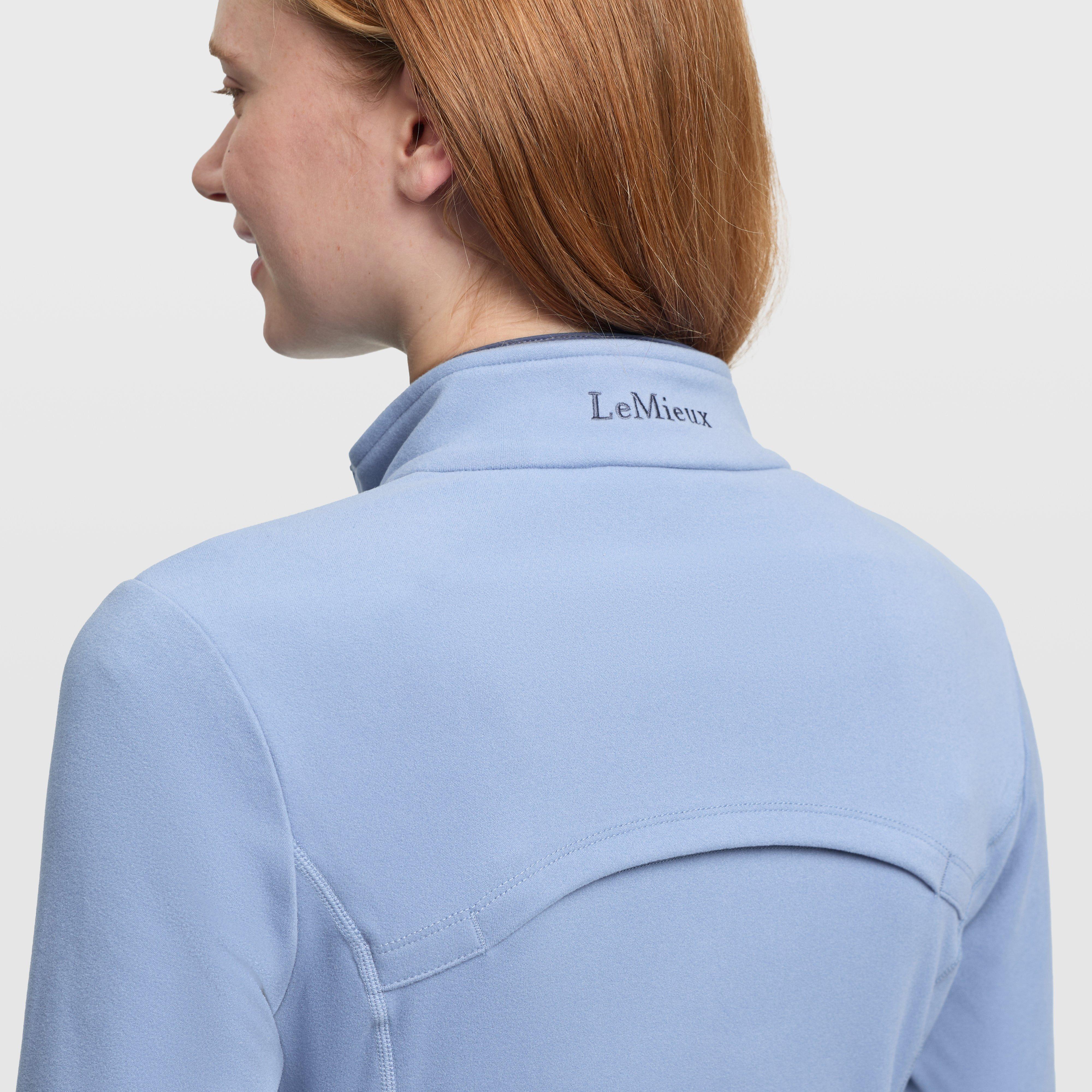 Women's Frances Quarter Zip Fleece Powder Blue - Image 4