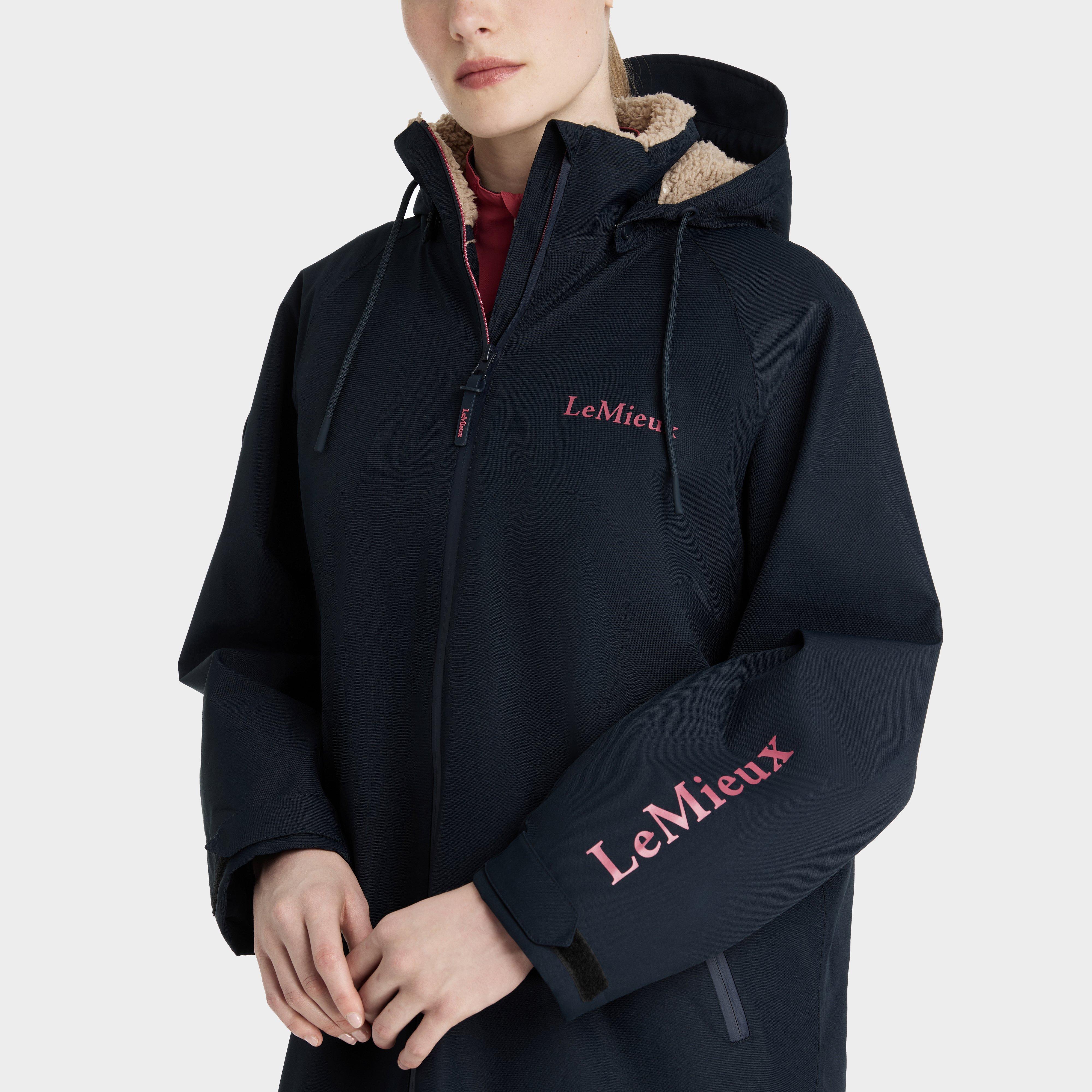 Womens HydroShield Robe Navy - Image 3