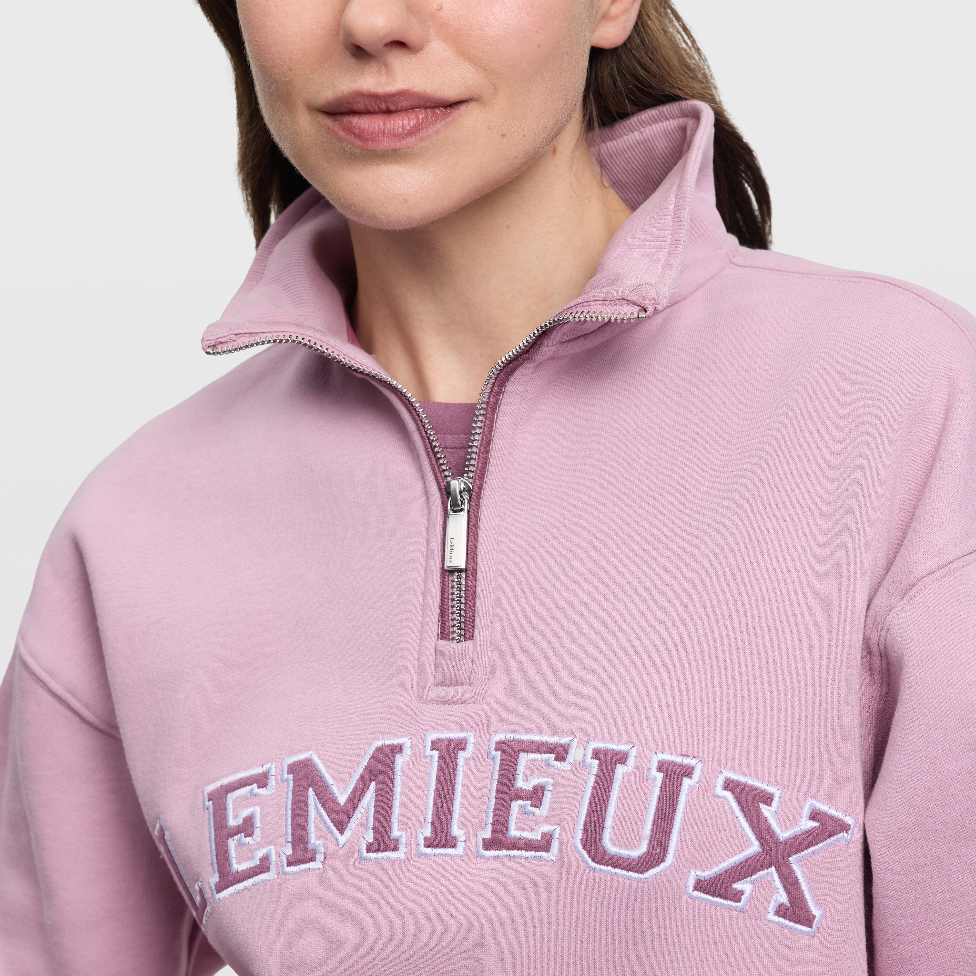 Women's Kelsie 1/4 Zip Sweatshirt Fondant - Image 4