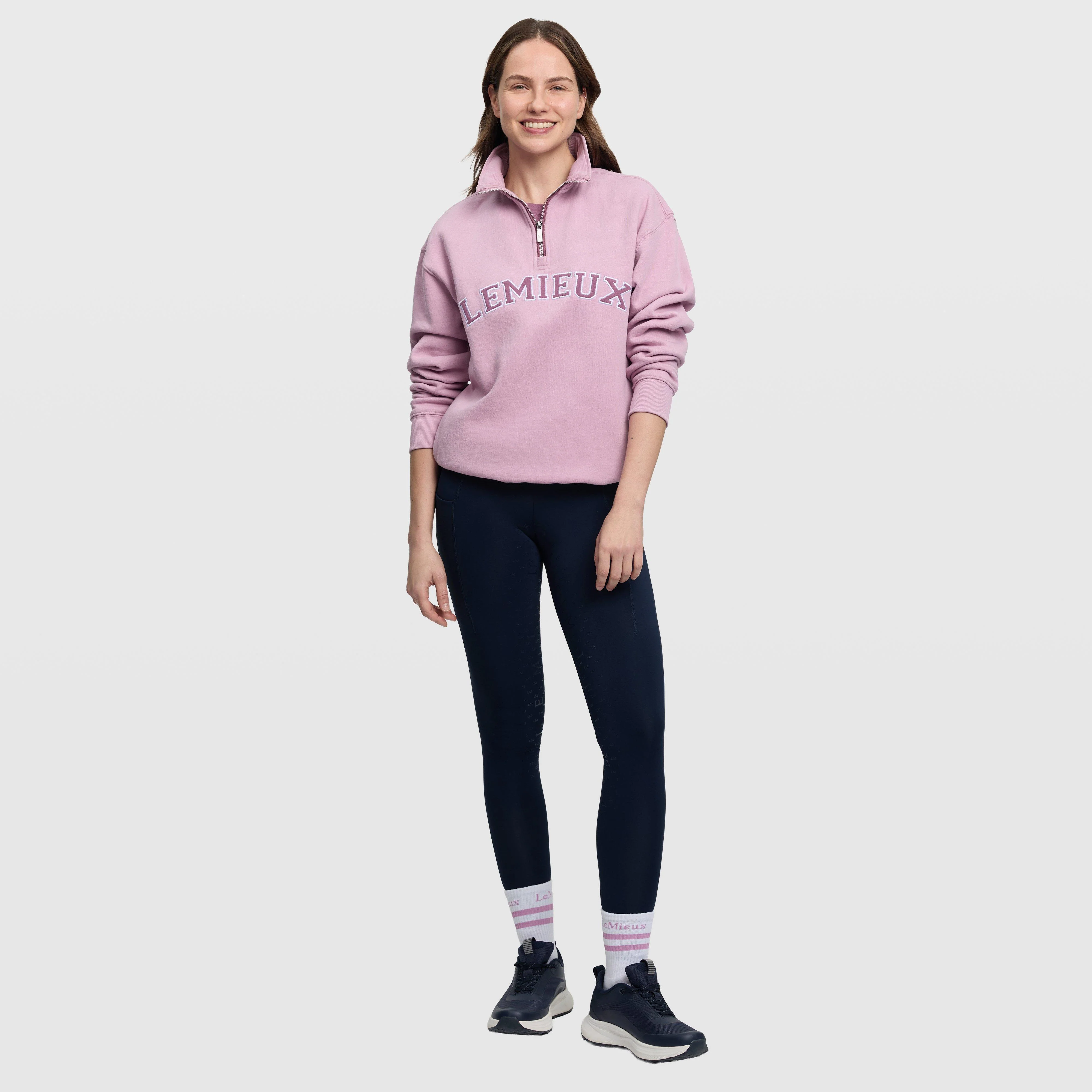 Women's Kelsie 1/4 Zip Sweatshirt Fondant - Image 5