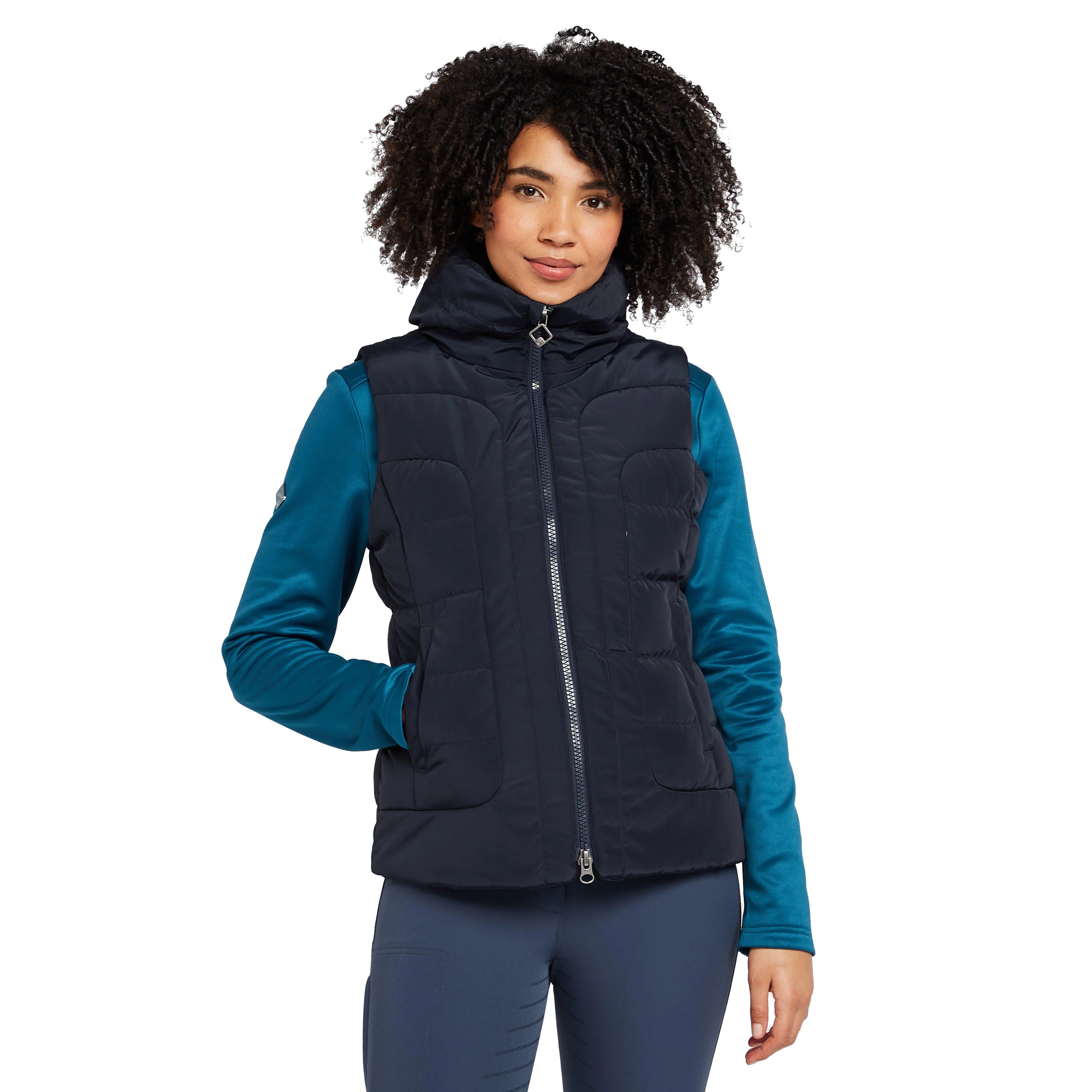 Womens Loire Winter Gilet Navy - Image 11