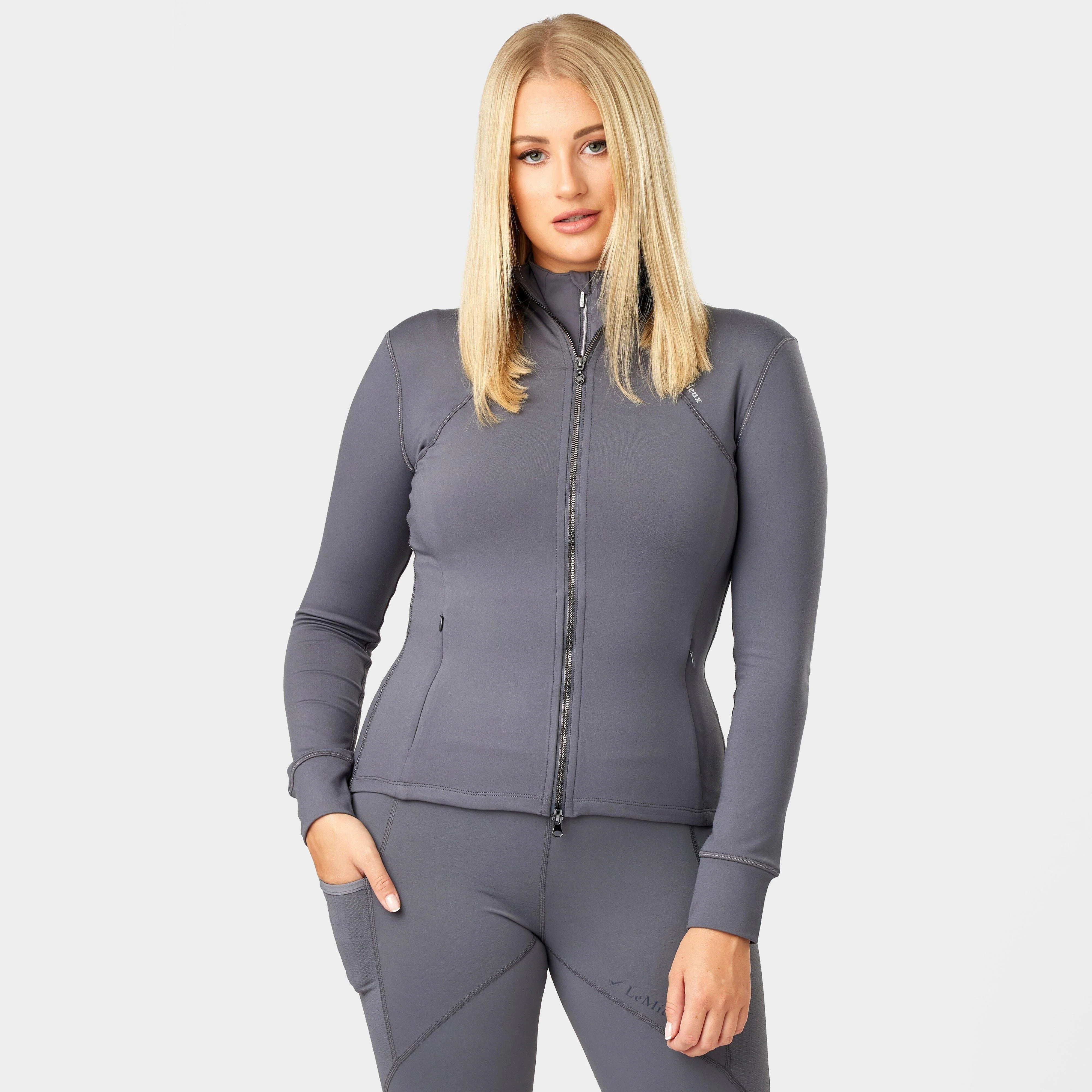 Womens Marseille Jacket Grey - Image 3