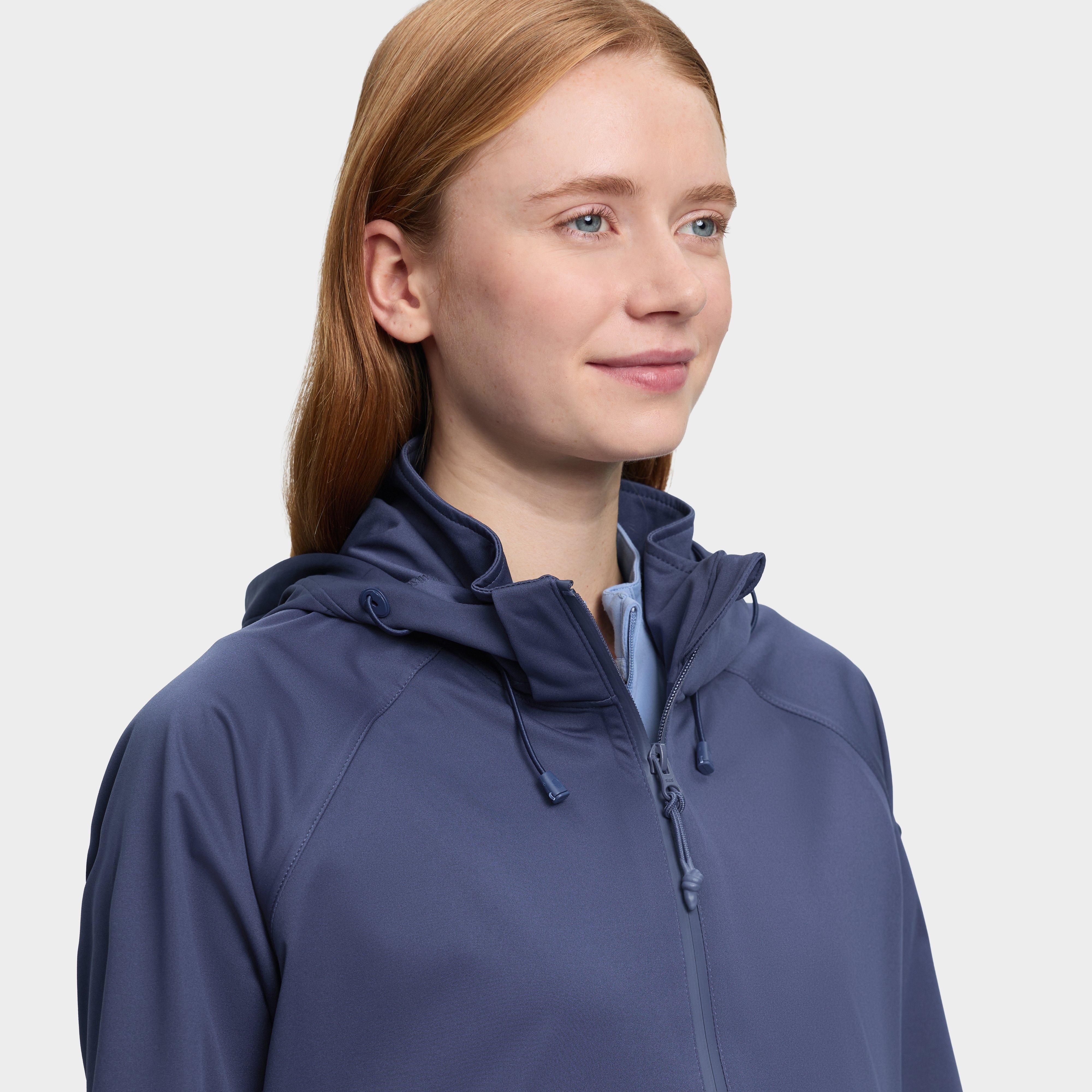 Women's Perri Half Zip Waterproof Jacket Shadow - Image 5