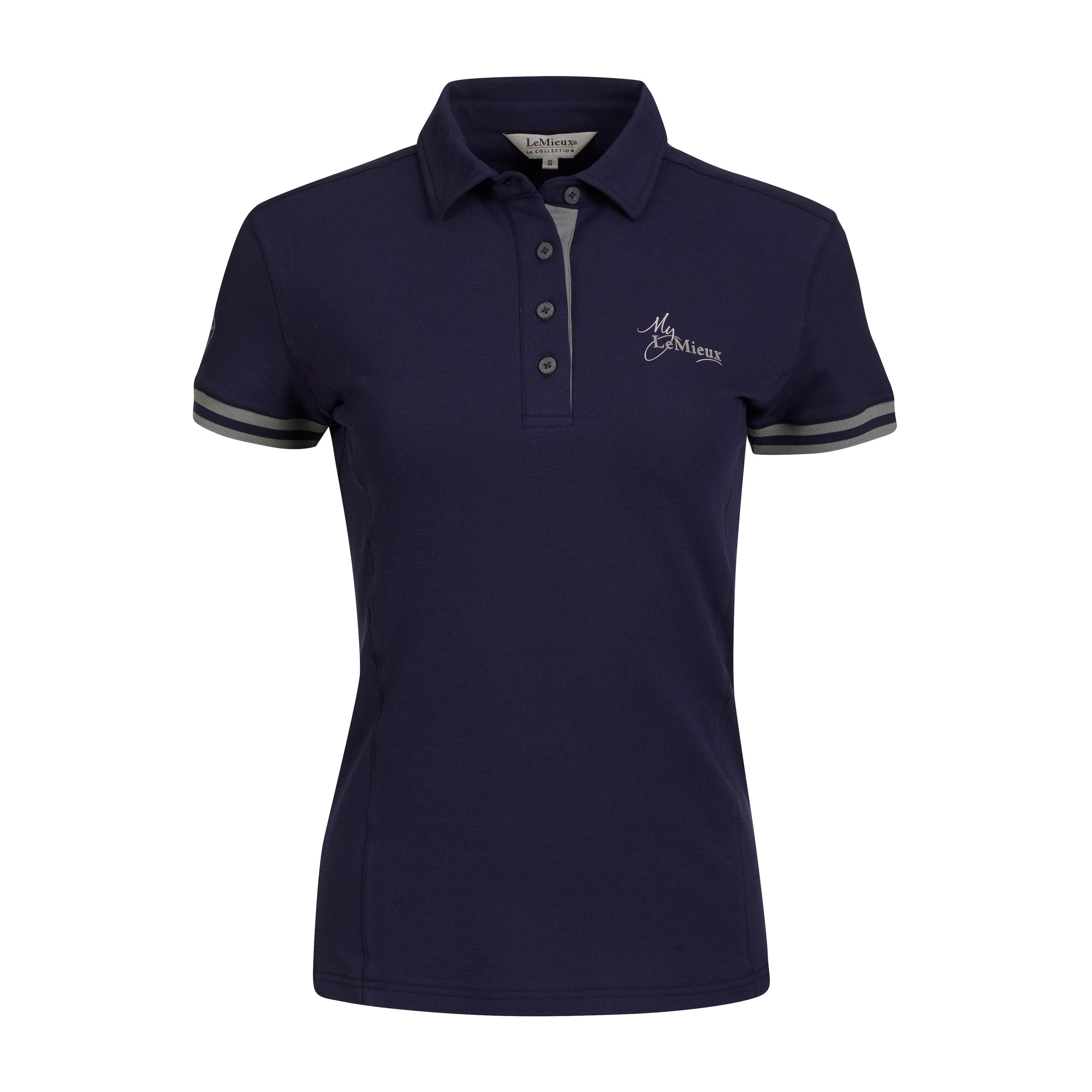 Womens Polo Shirt Navy - Image 13