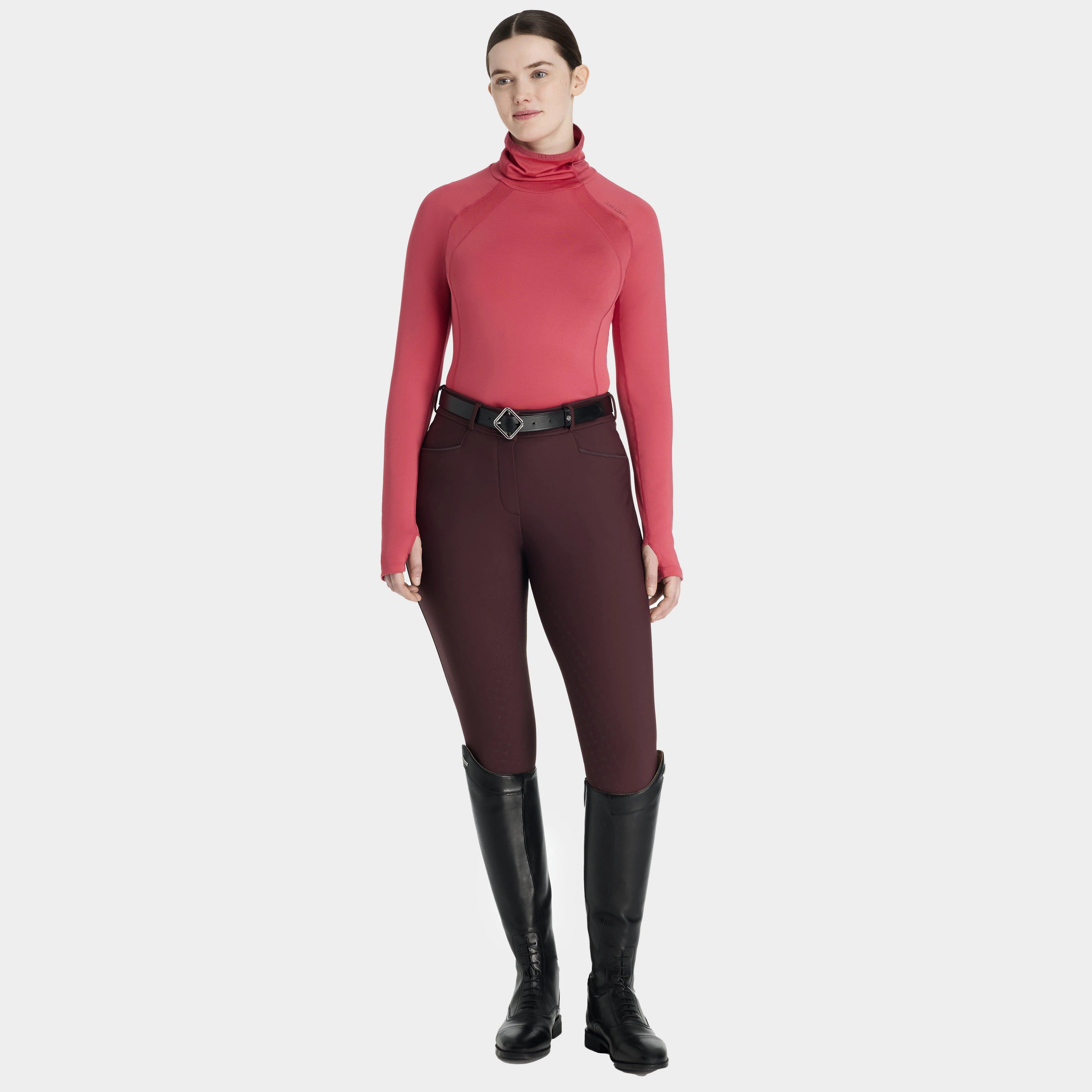 Womens Sara Snood Base Layer Cranberry - Image 4