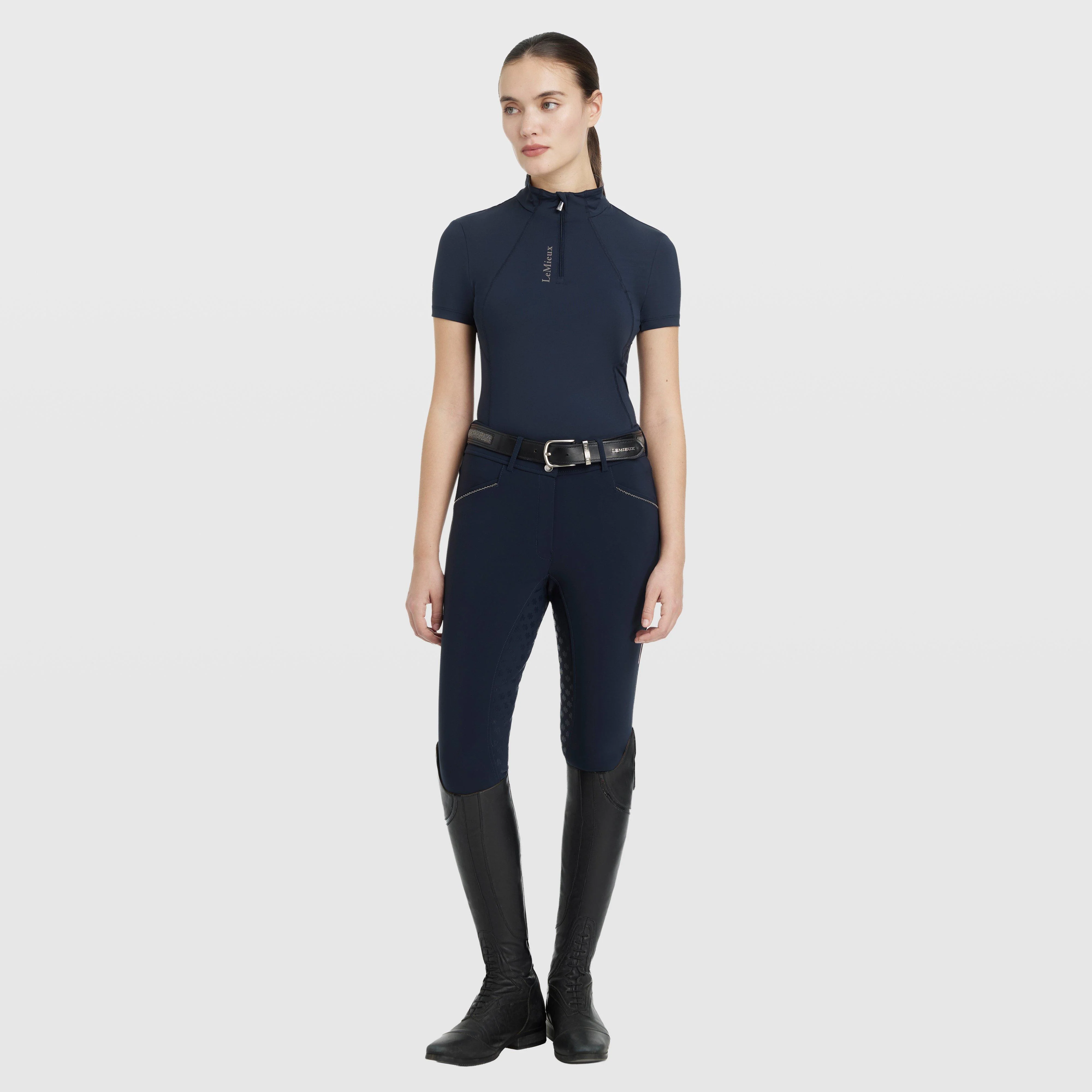 Women's Short Sleeve Base Layer Navy