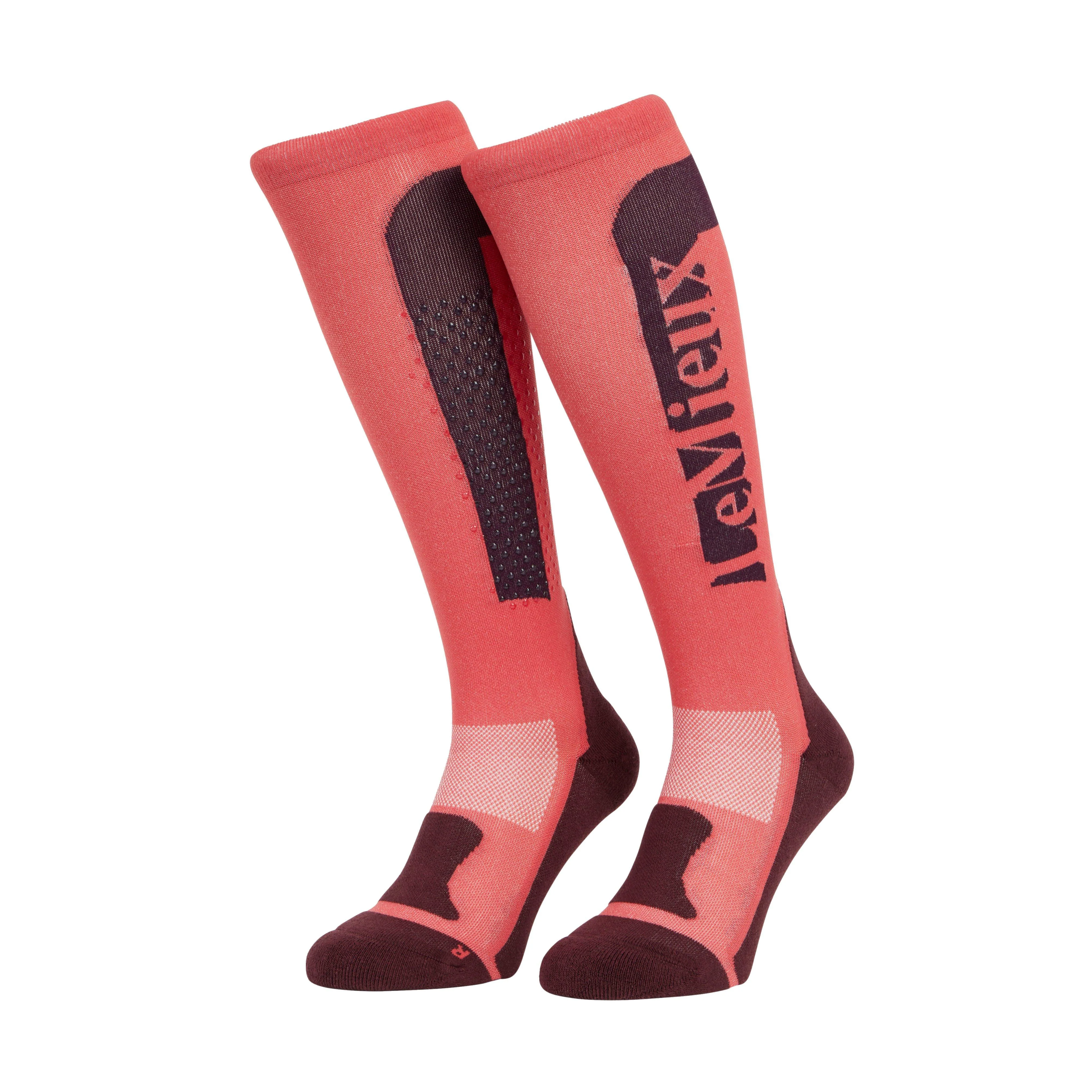 Womens Silicone Socks Cranberry - Image 4