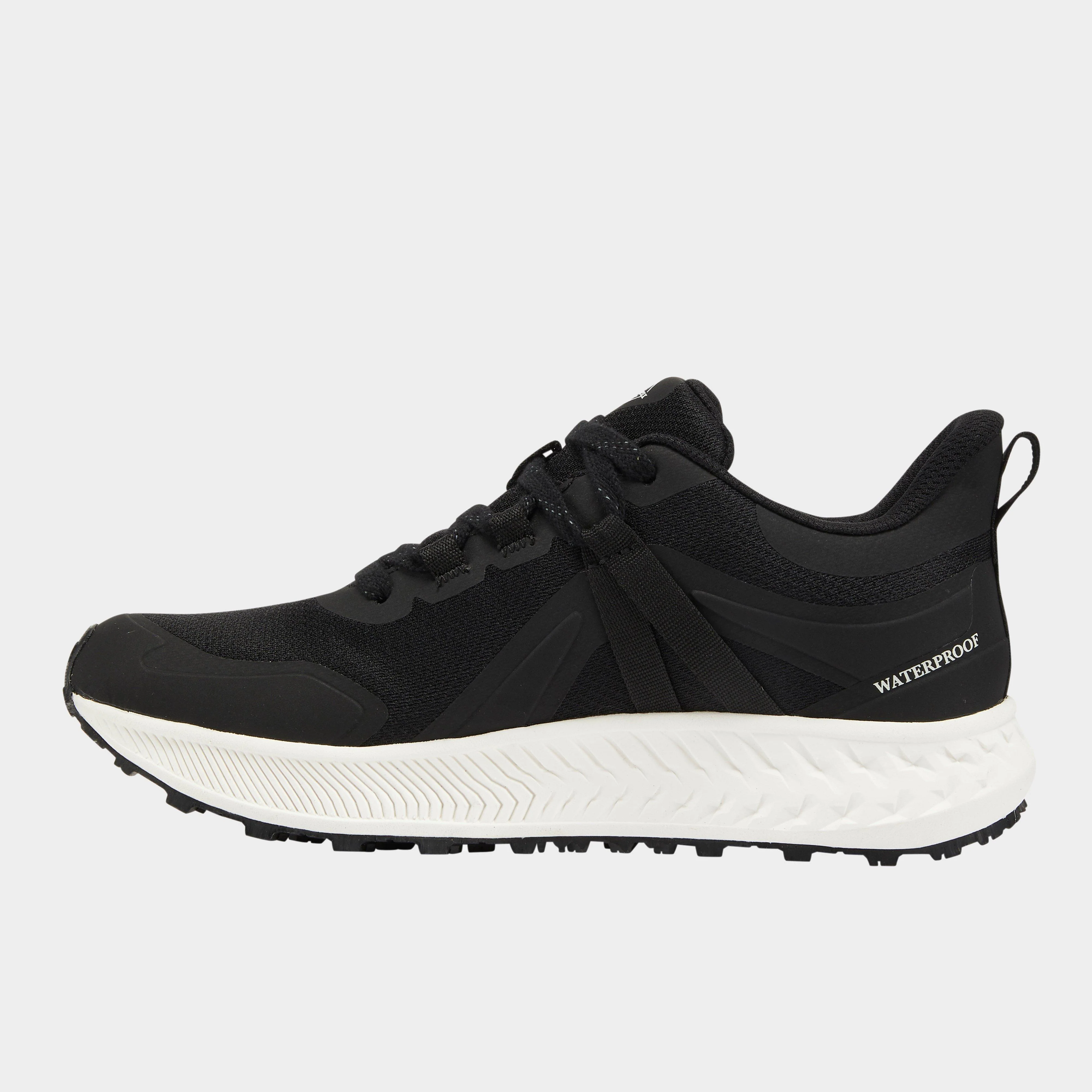 Womens Trax Waterproof Trainers Black - Image 2