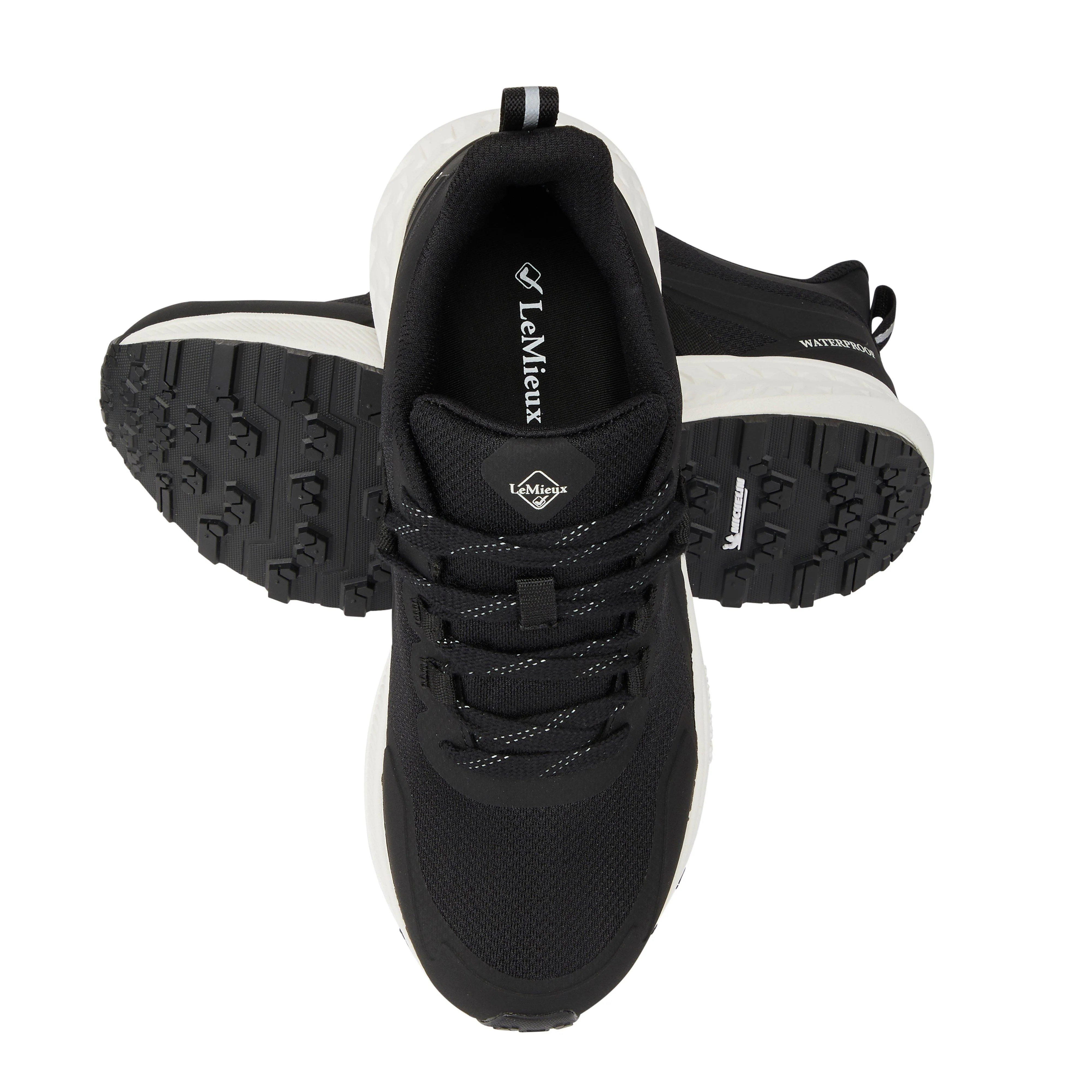 Womens Trax Waterproof Trainers Black - Image 4
