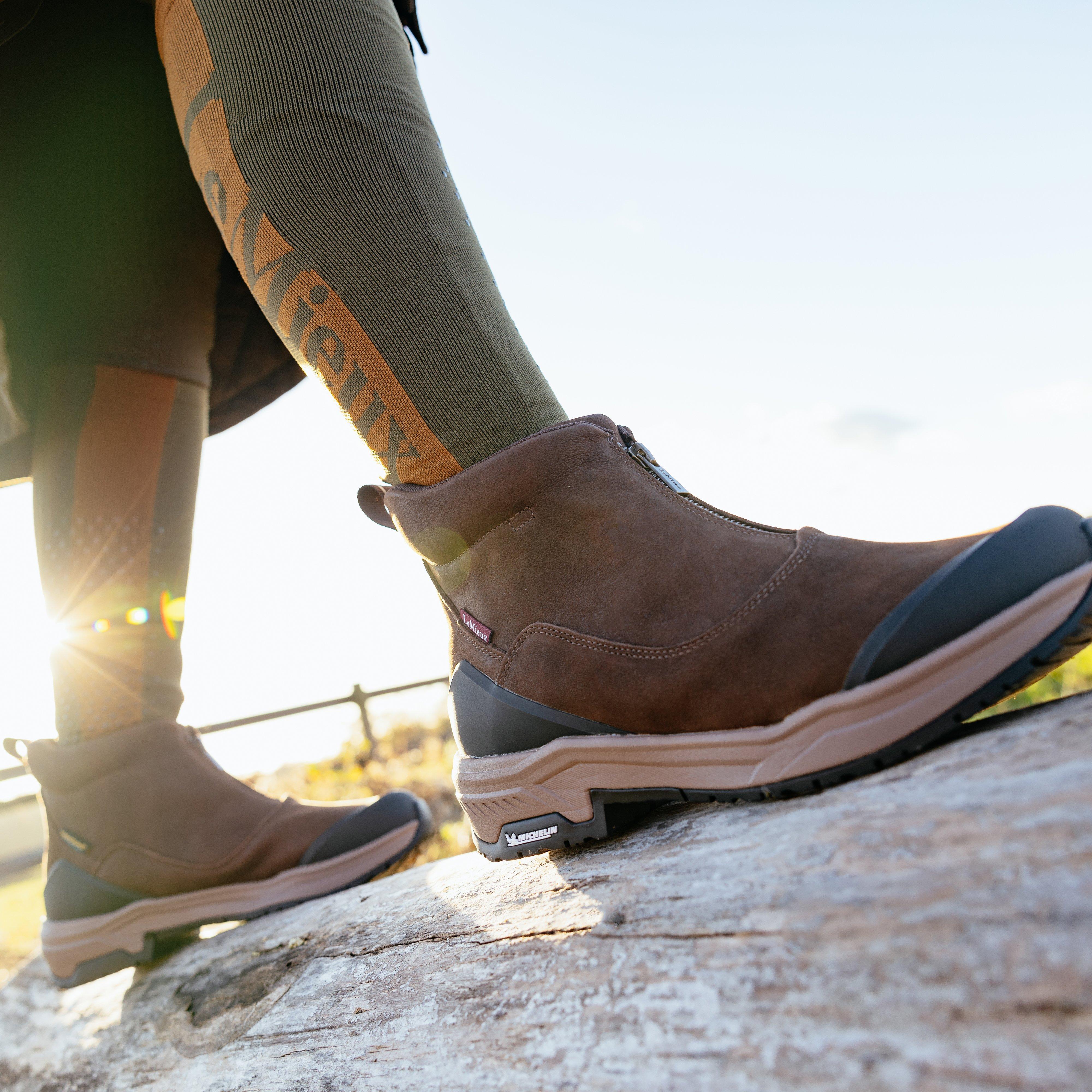Women's Trex Zip Waterproof Boots Brown - Image 9