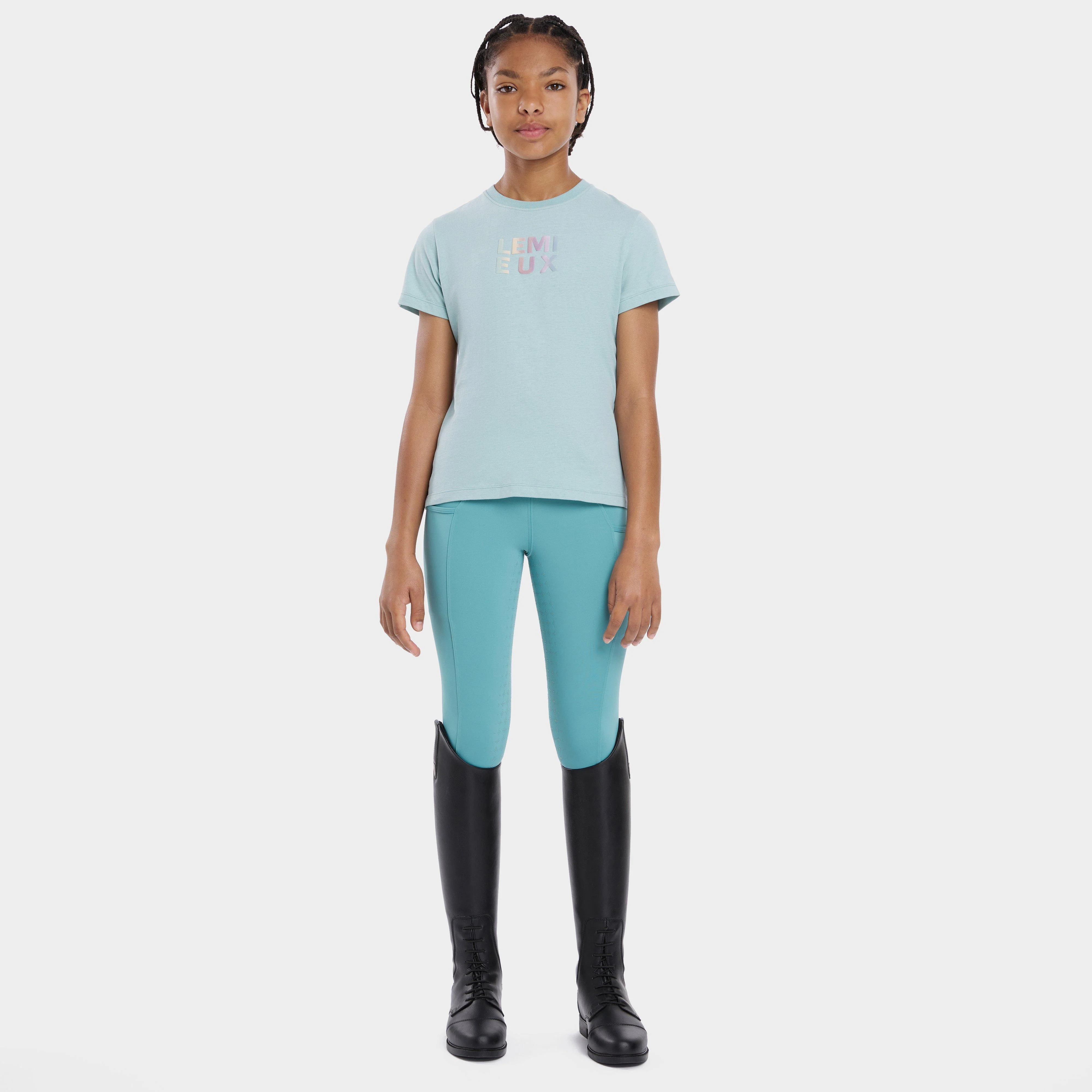 Young Rider Arianna T-Shirt Aqua - Image 4