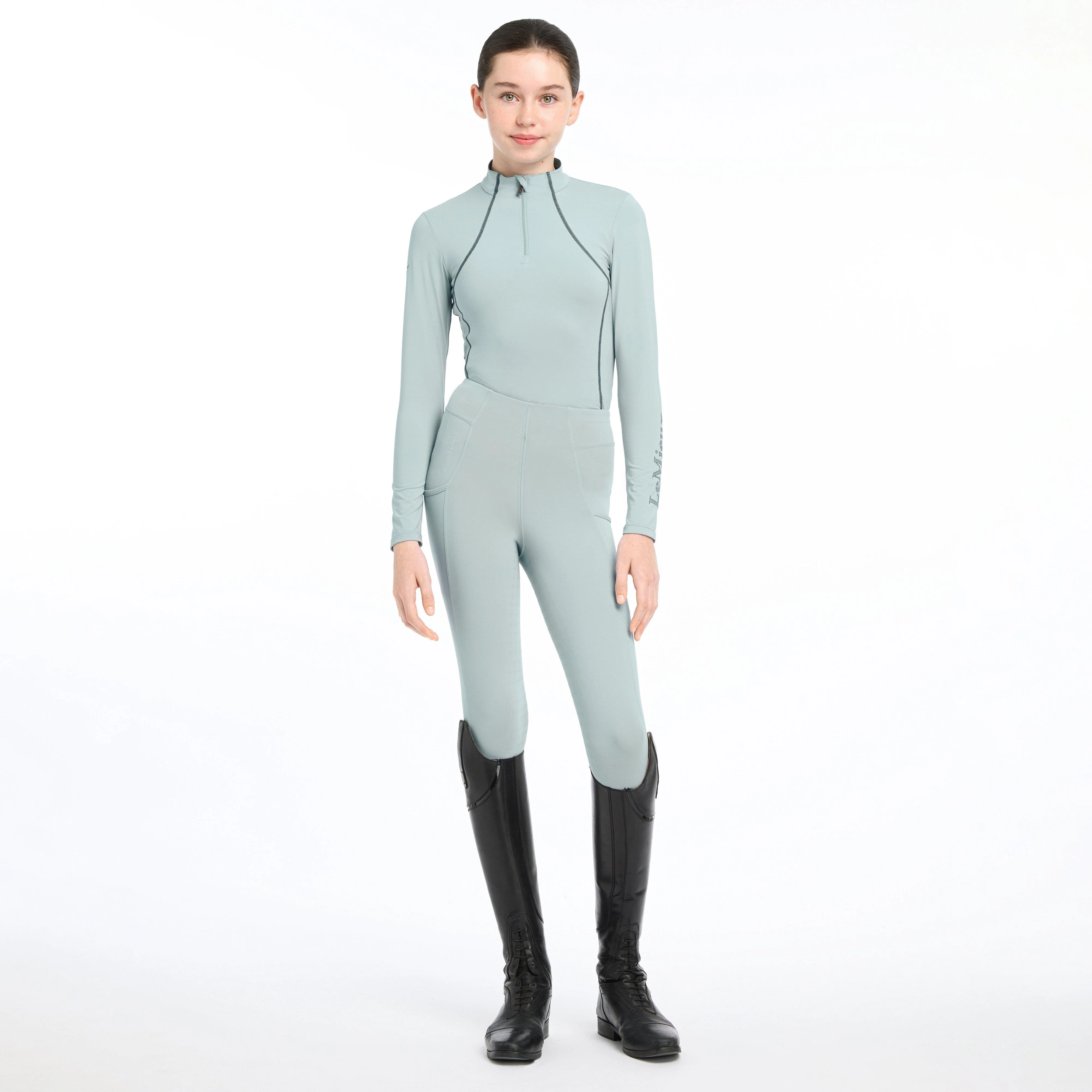 Young Rider Base Layer Glacier - Image 4