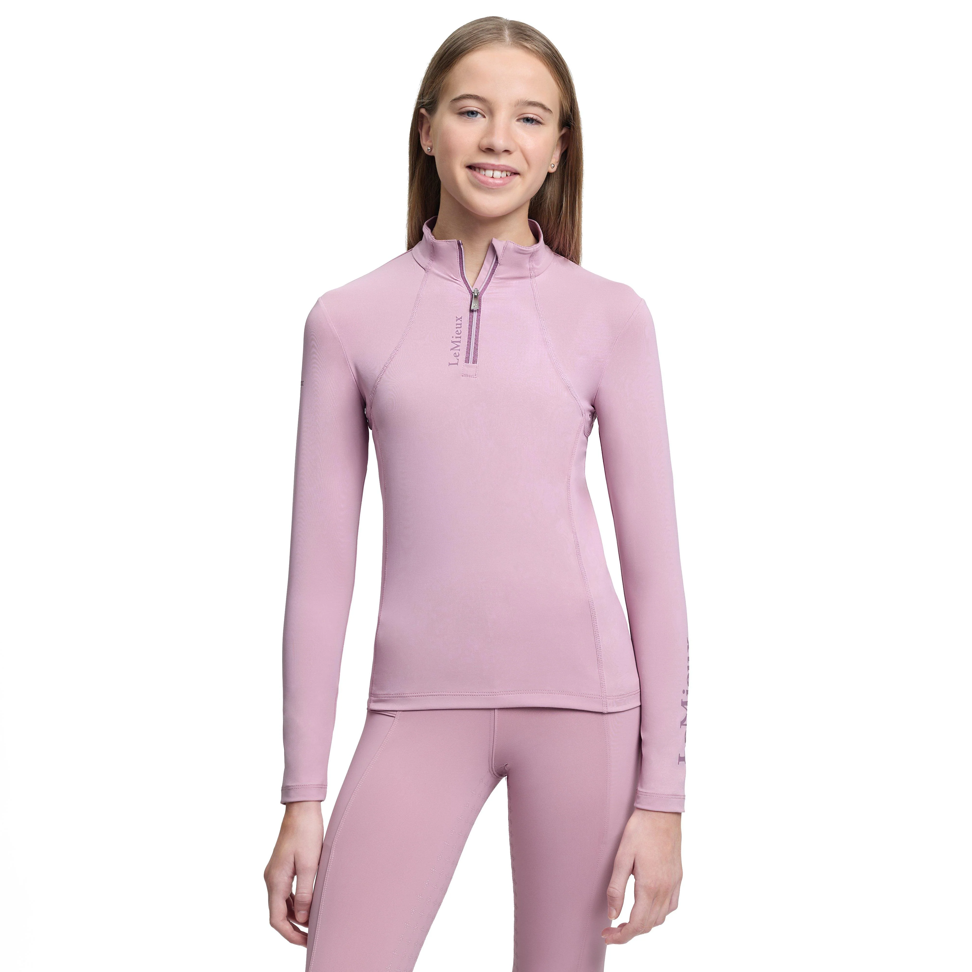 Young Rider Classique Long Sleeve Base Layer Fondant - Image 8