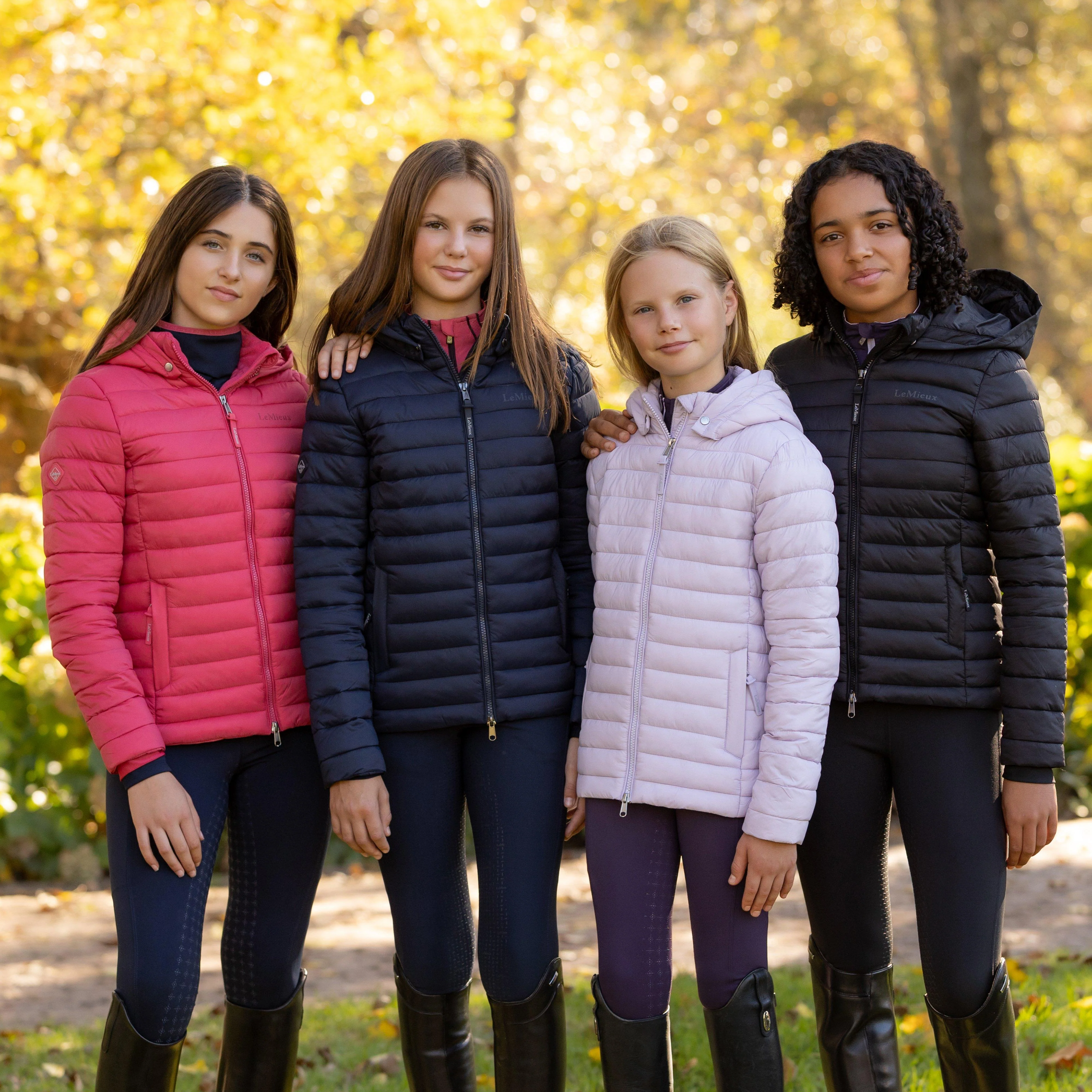 Young Rider Ruby Puffer Jacket Cranberry - Image 8