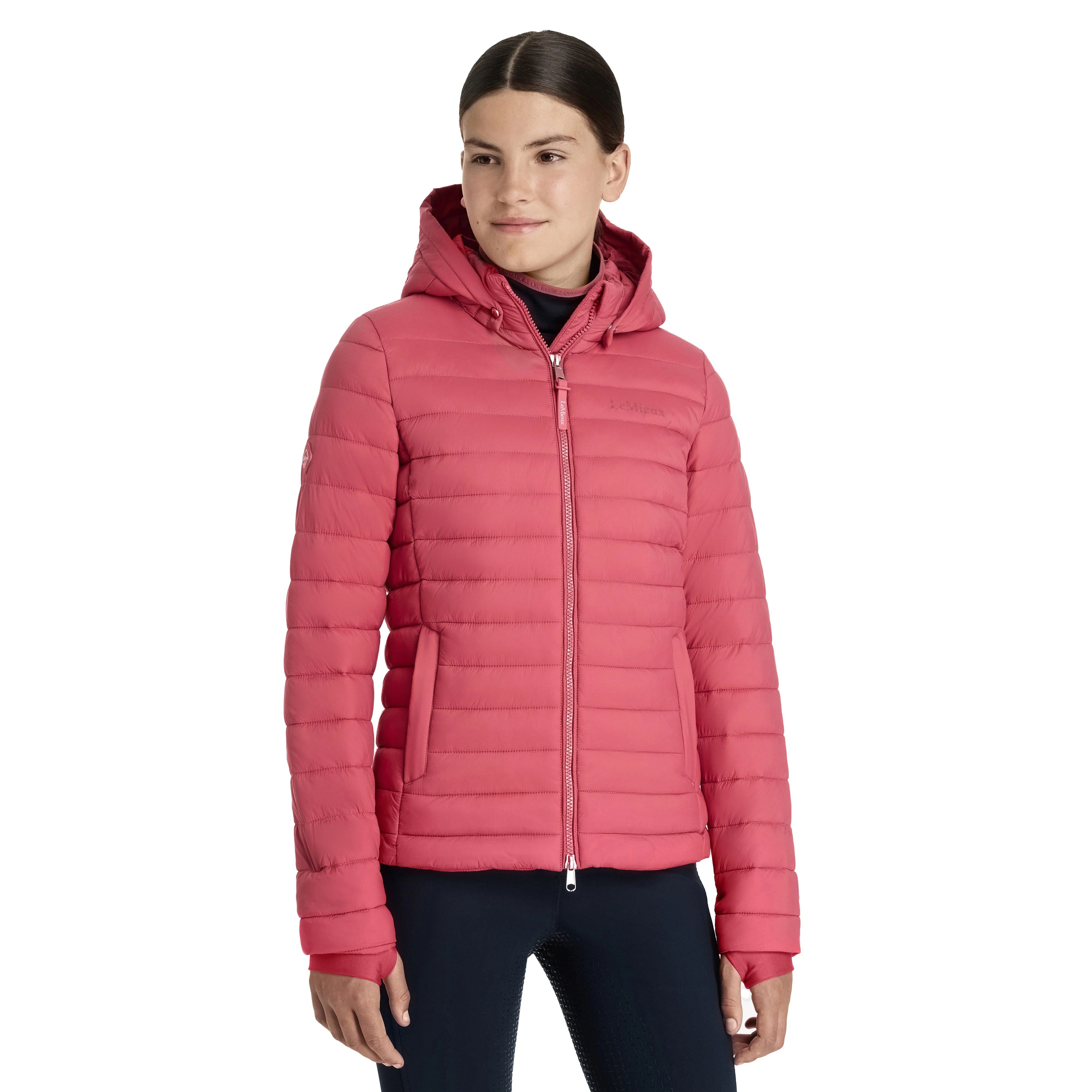 Young Rider Ruby Puffer Jacket Cranberry - Image 9