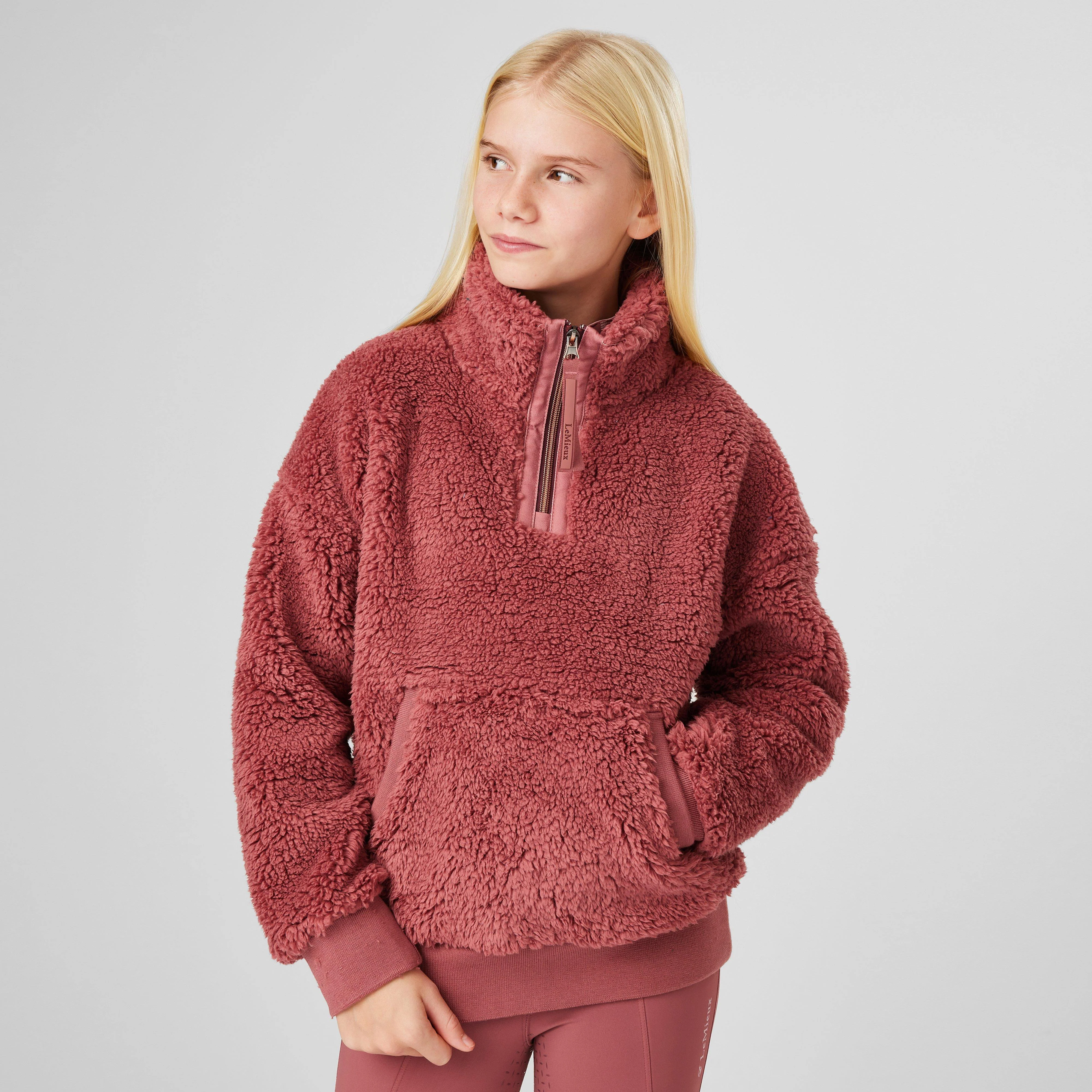 Young Rider Tia Teddy Fleece Orchid - Image 4