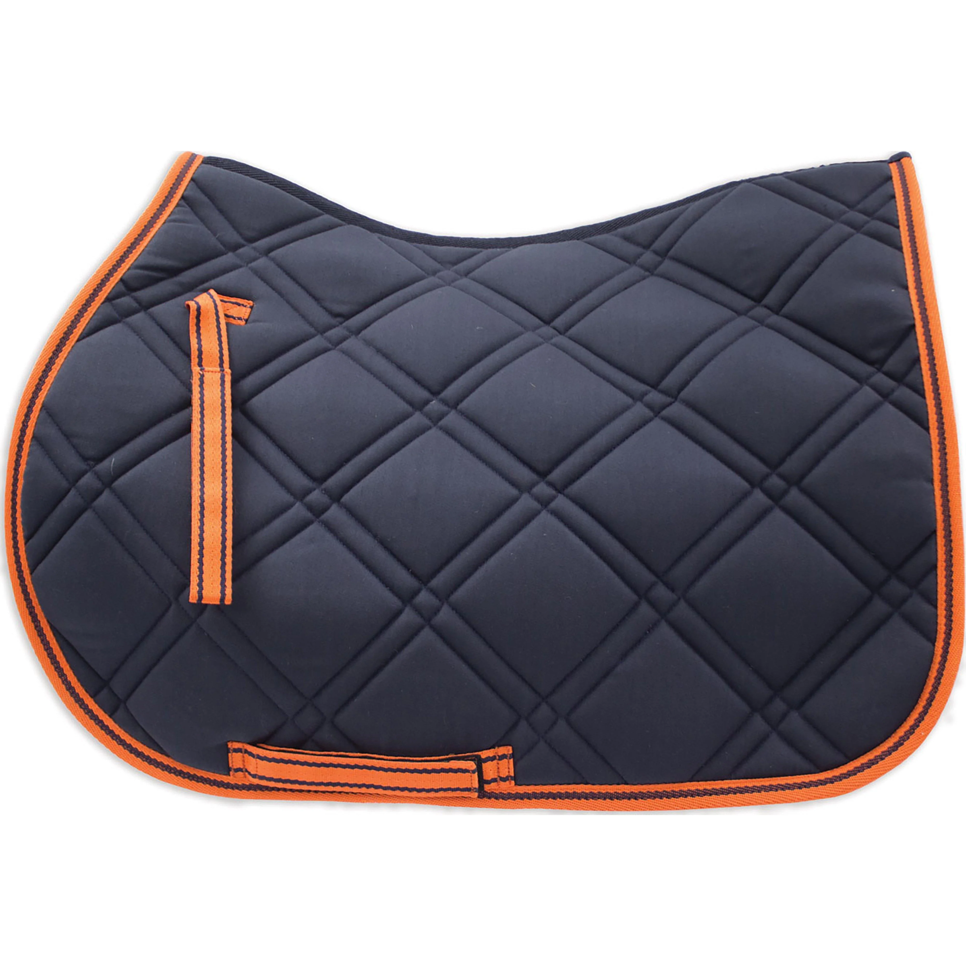 All Purpose Saddle Pad Navy/Orange - Image 2