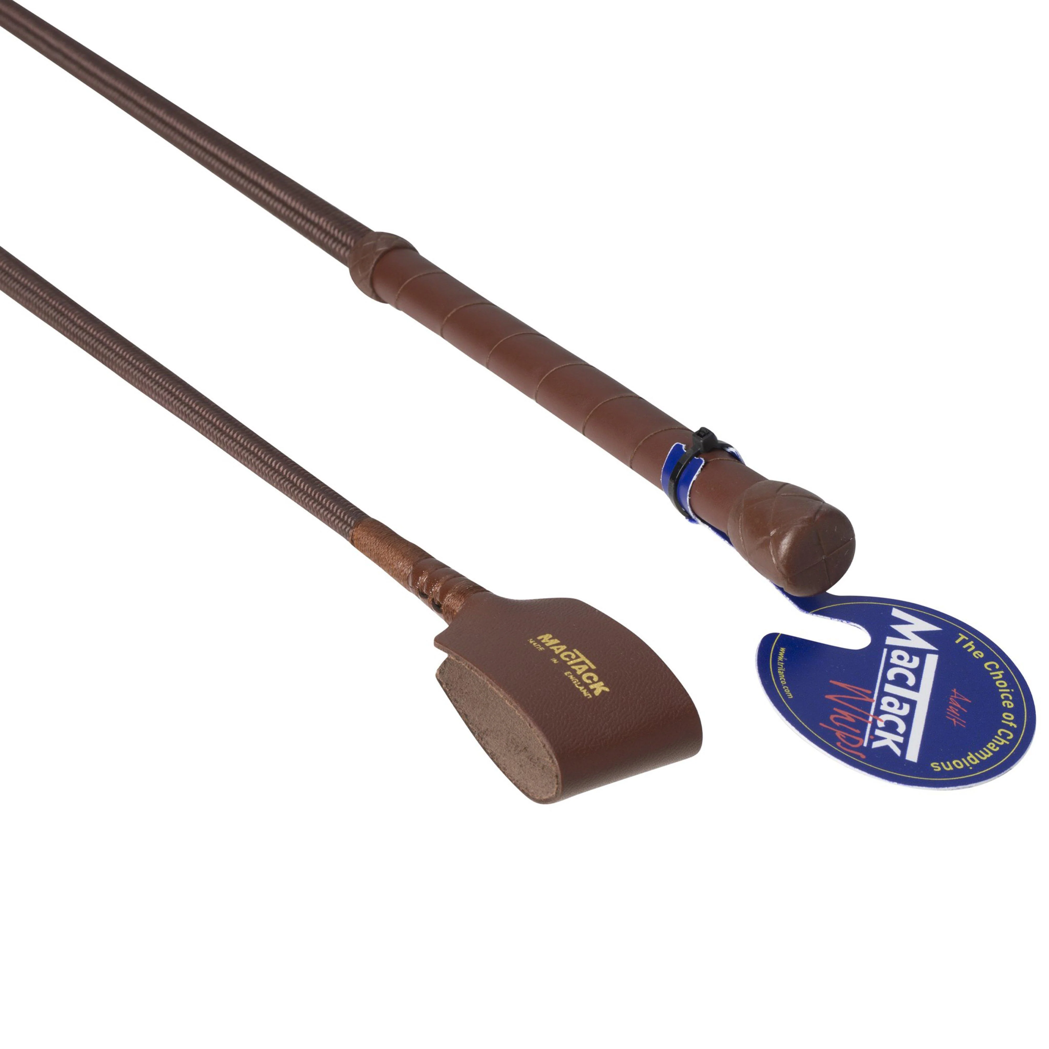 Junior Dressage Whip Brown - Image 2