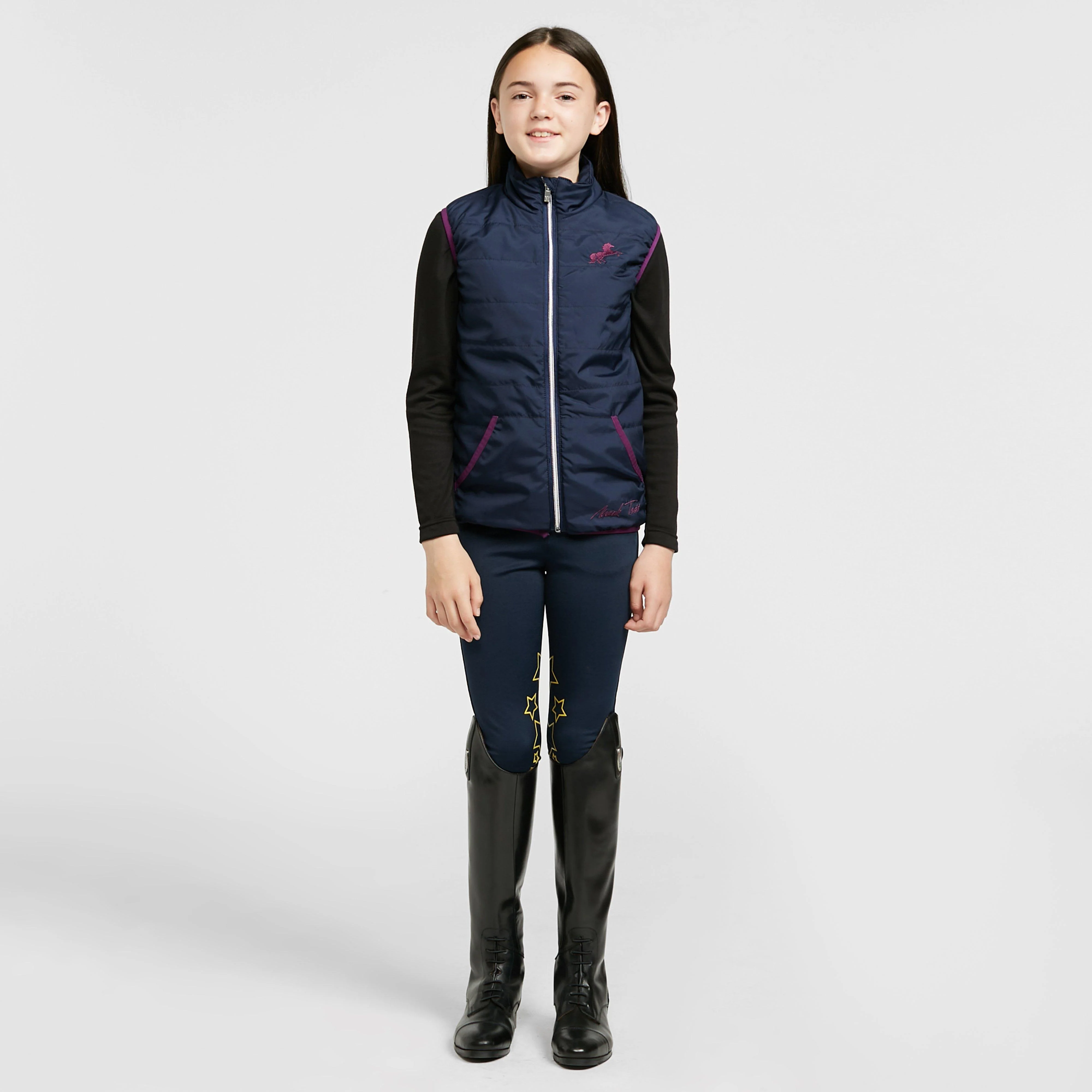 Kids' Toddy Quilted Gilet Navy - Image 3
