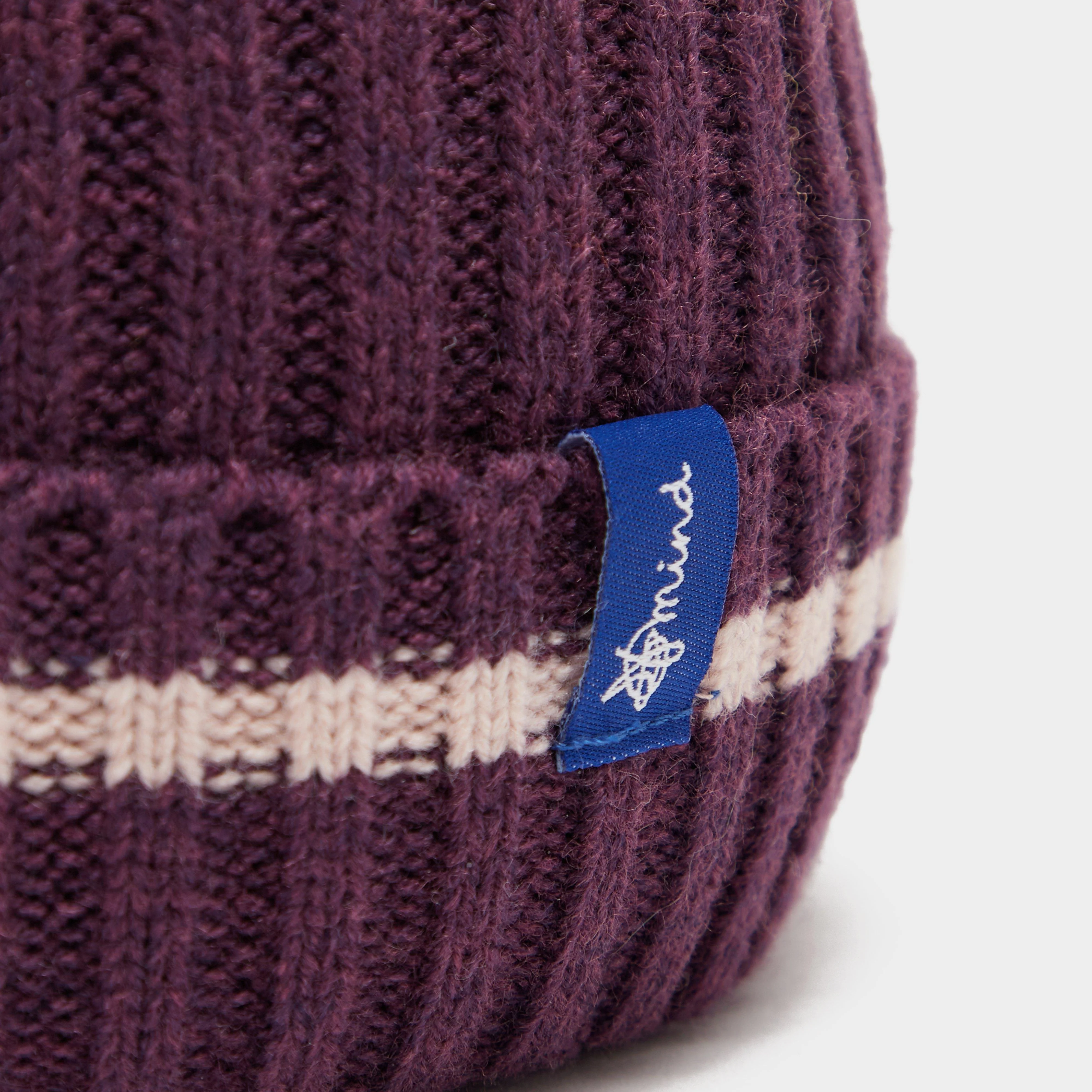 Kids Hats On Beanie Purple - Image 4