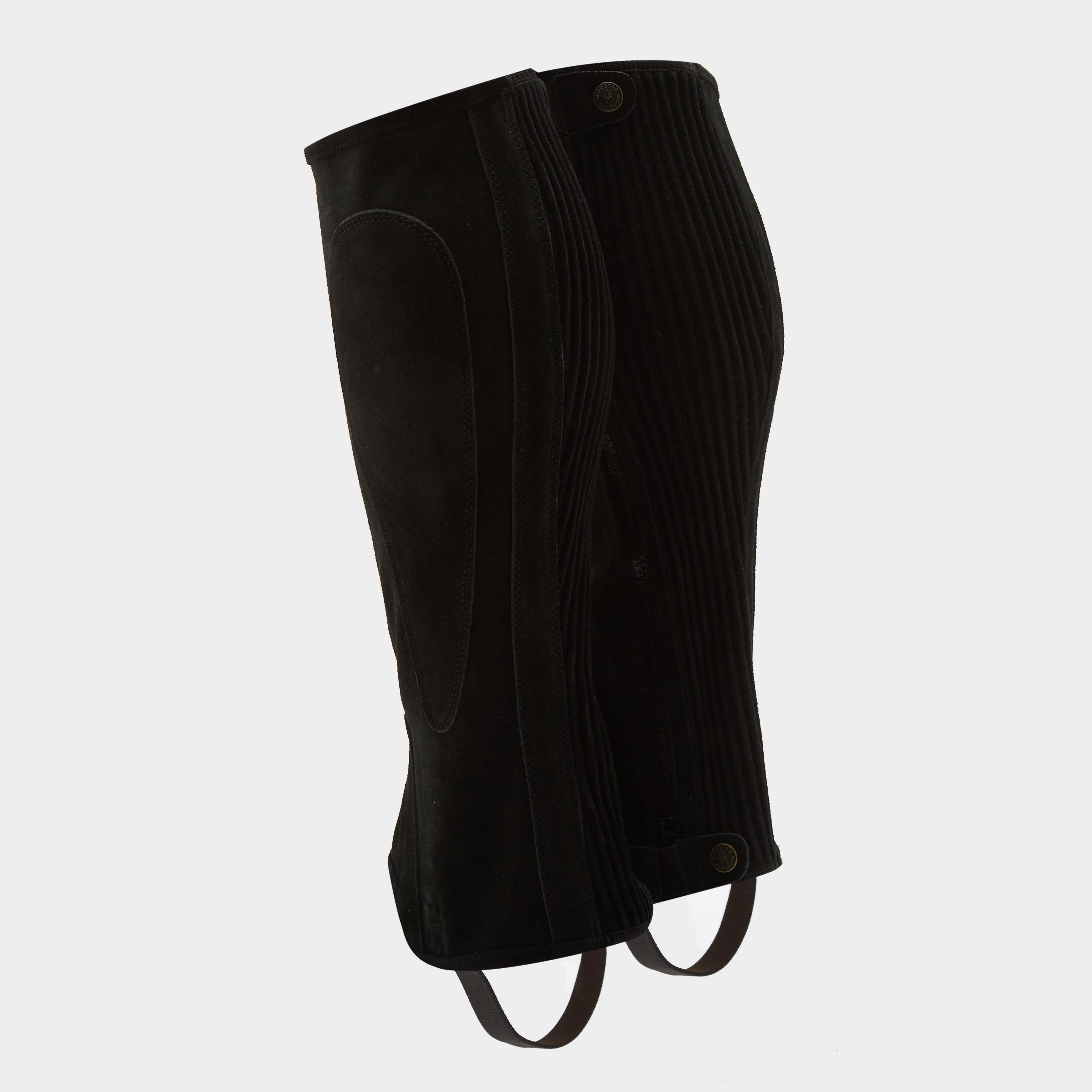 Adults Suede Half Chaps Black - Image 2