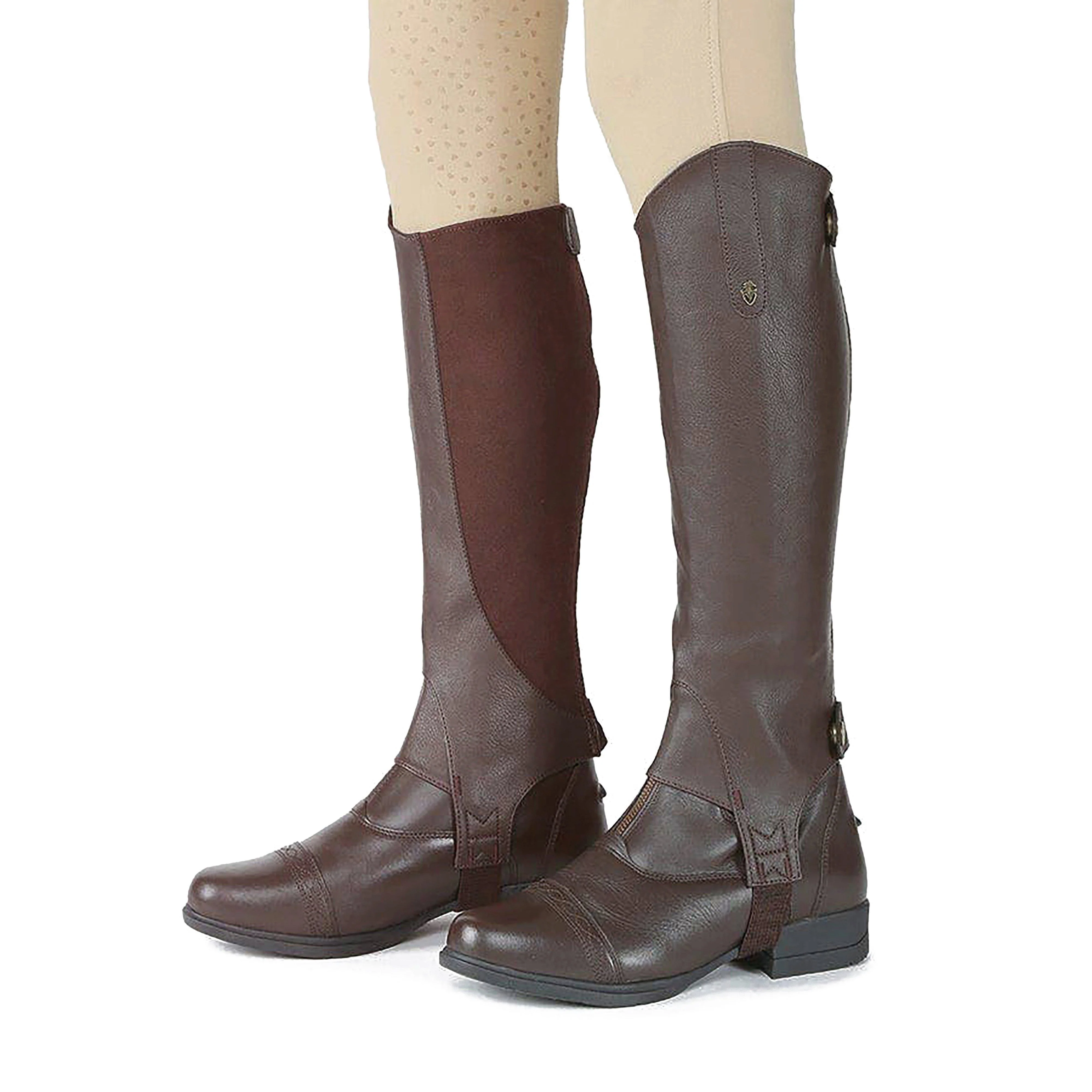 Childs Synthetic Gaiters Brown - Image 4