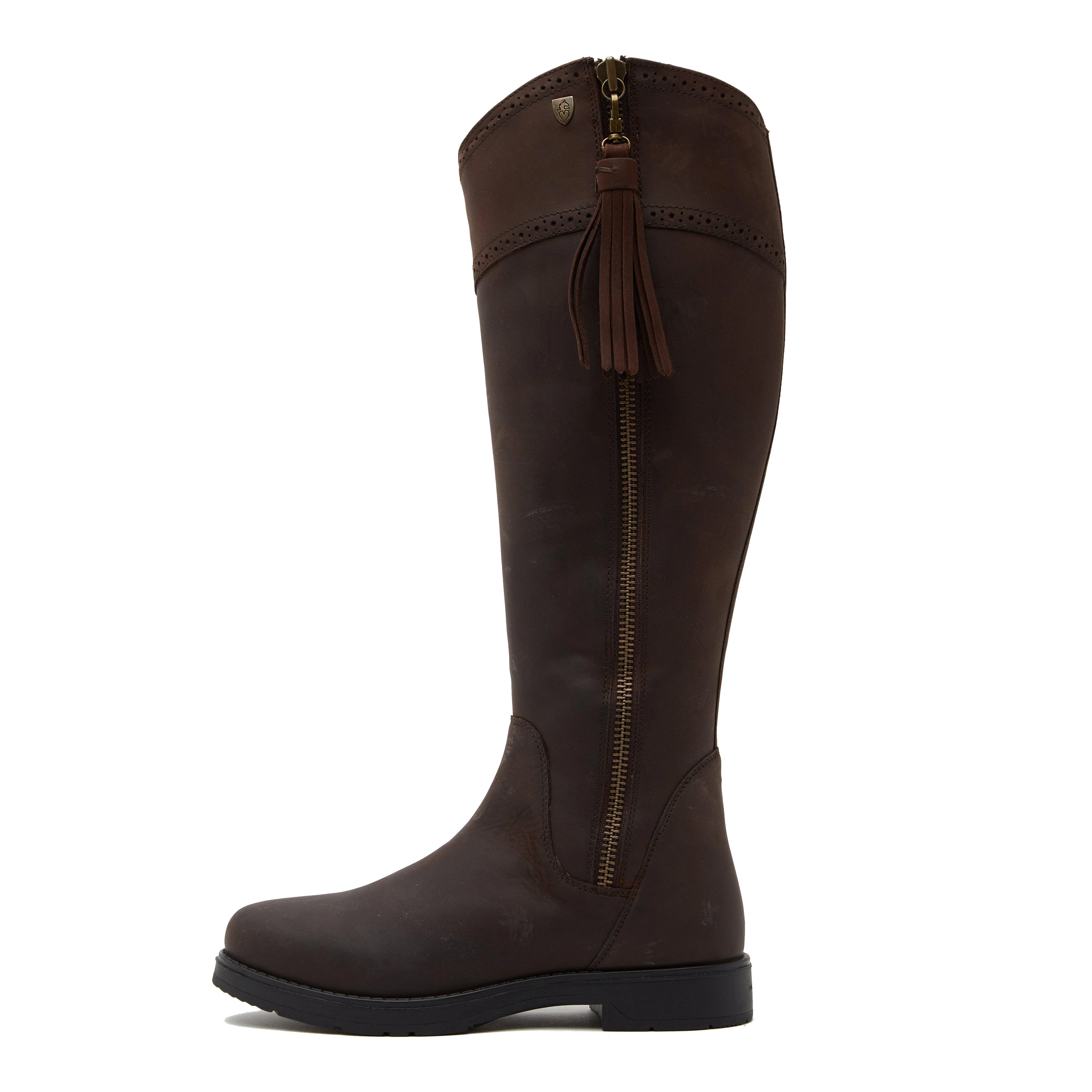 Womens Alessandro Boots Chocolate - Image 7