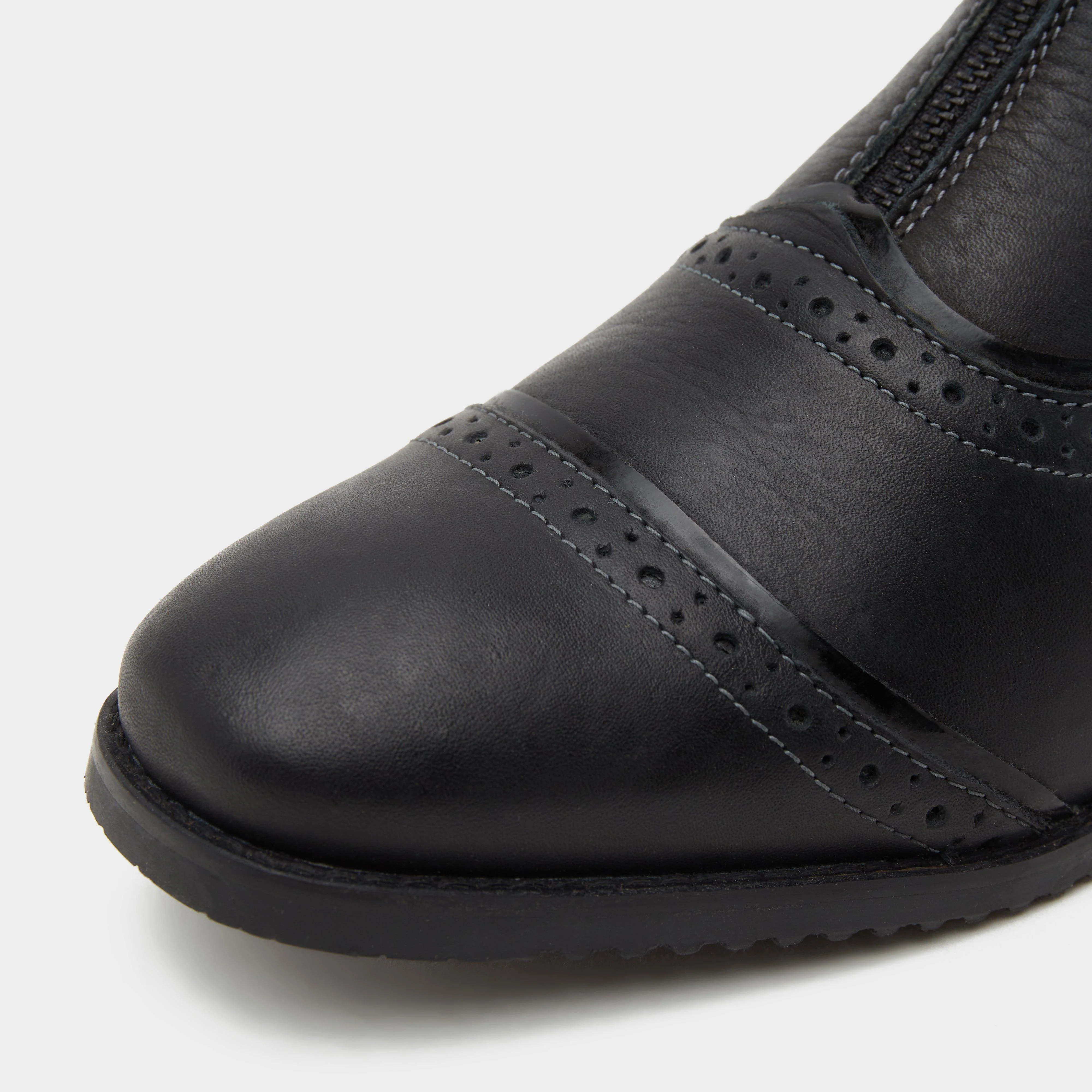 Womens Martina Paddock Boots Black - Image 4