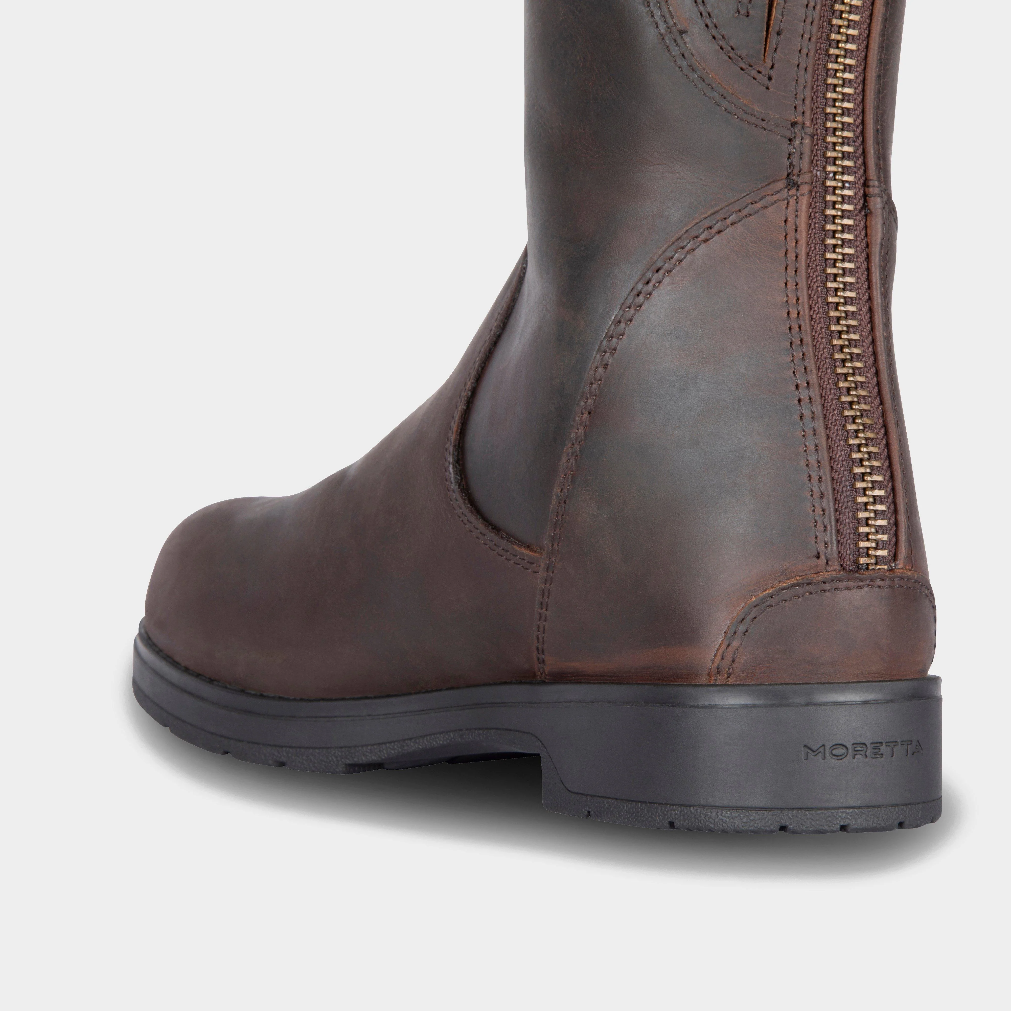 Womens Renata Country Boots Brown - Image 5