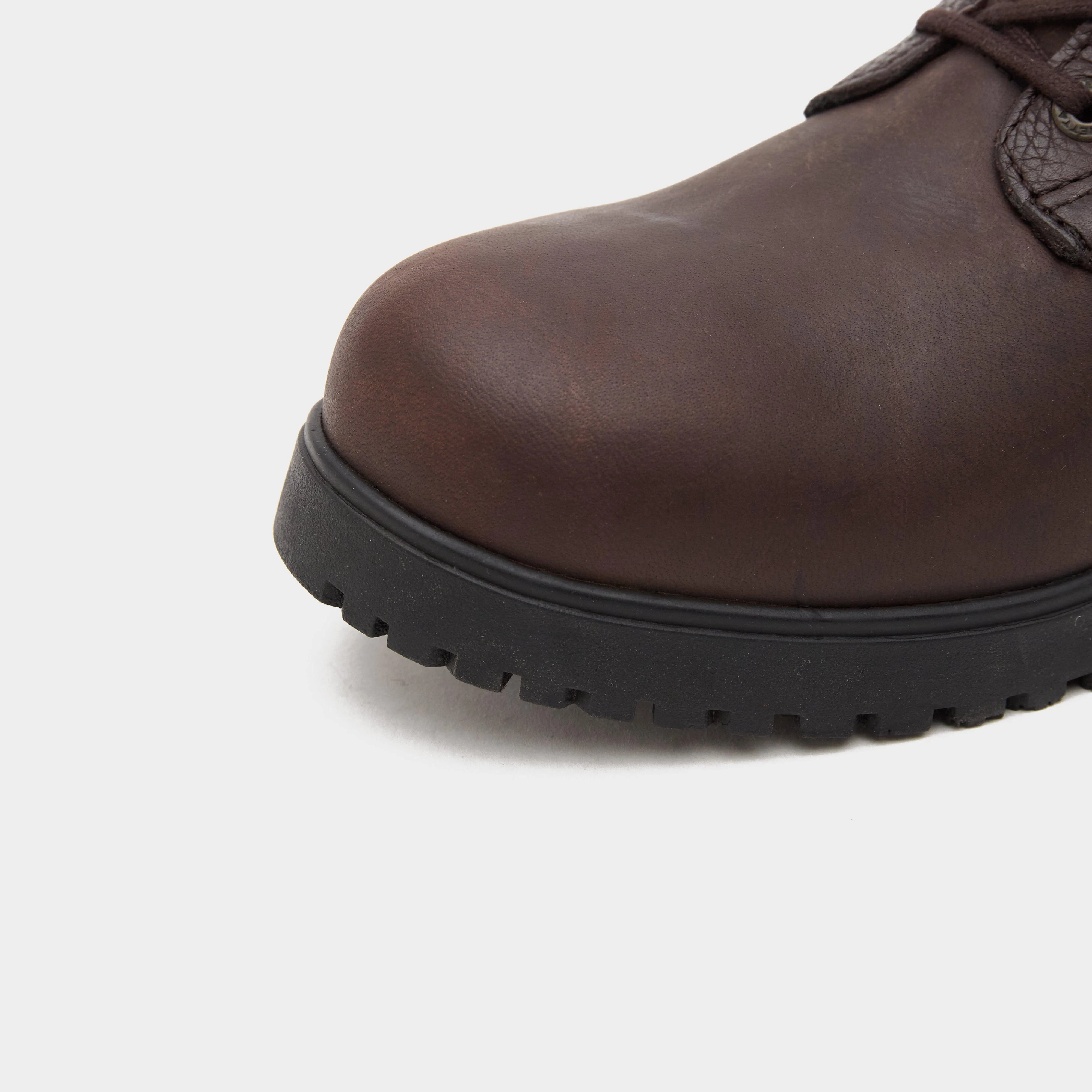 Womens Teramo Lace Country Boots Dark Brown - Image 4