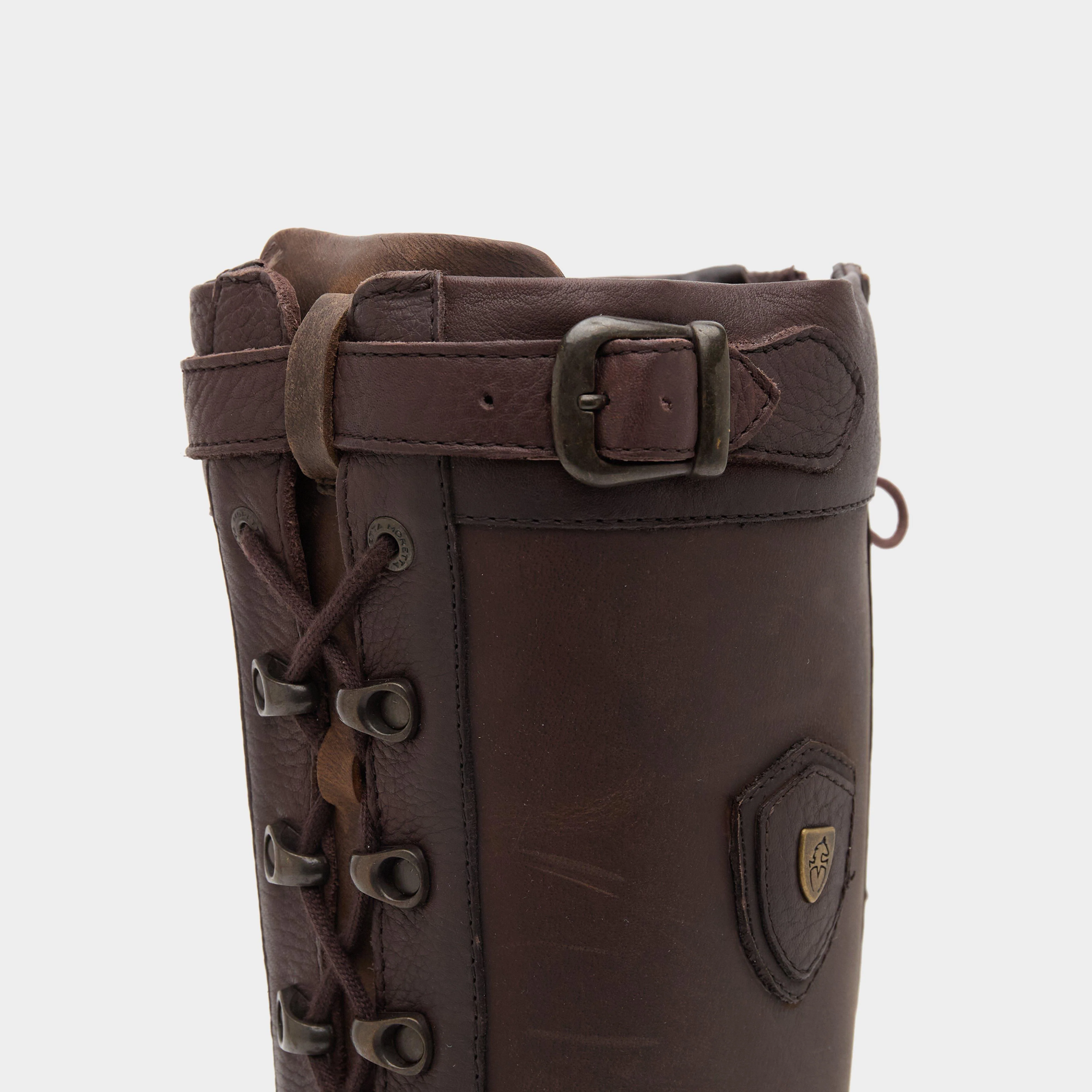 Womens Teramo Lace Country Boots Dark Brown - Image 5