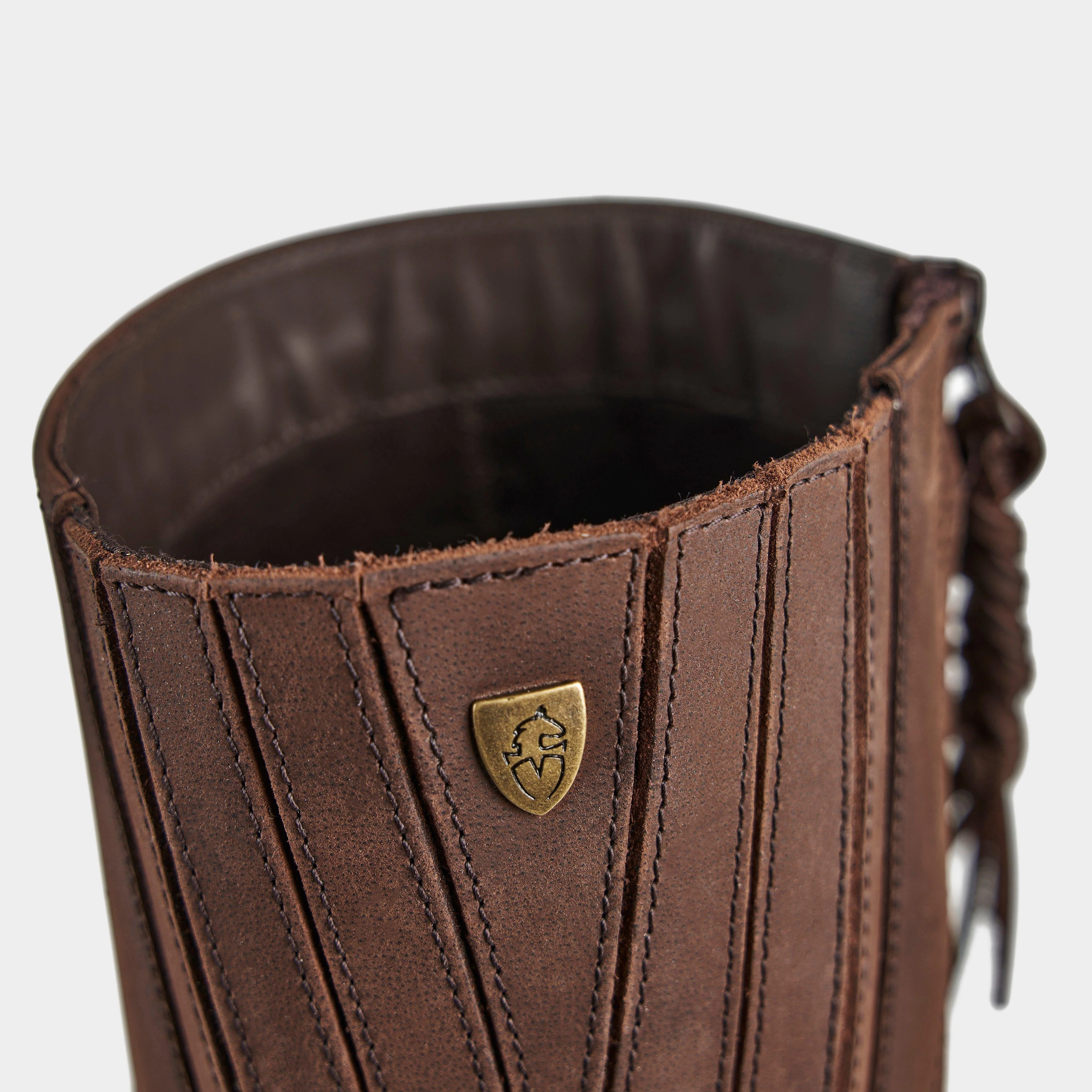 Womens Varallo Country Boots Brown - Image 4