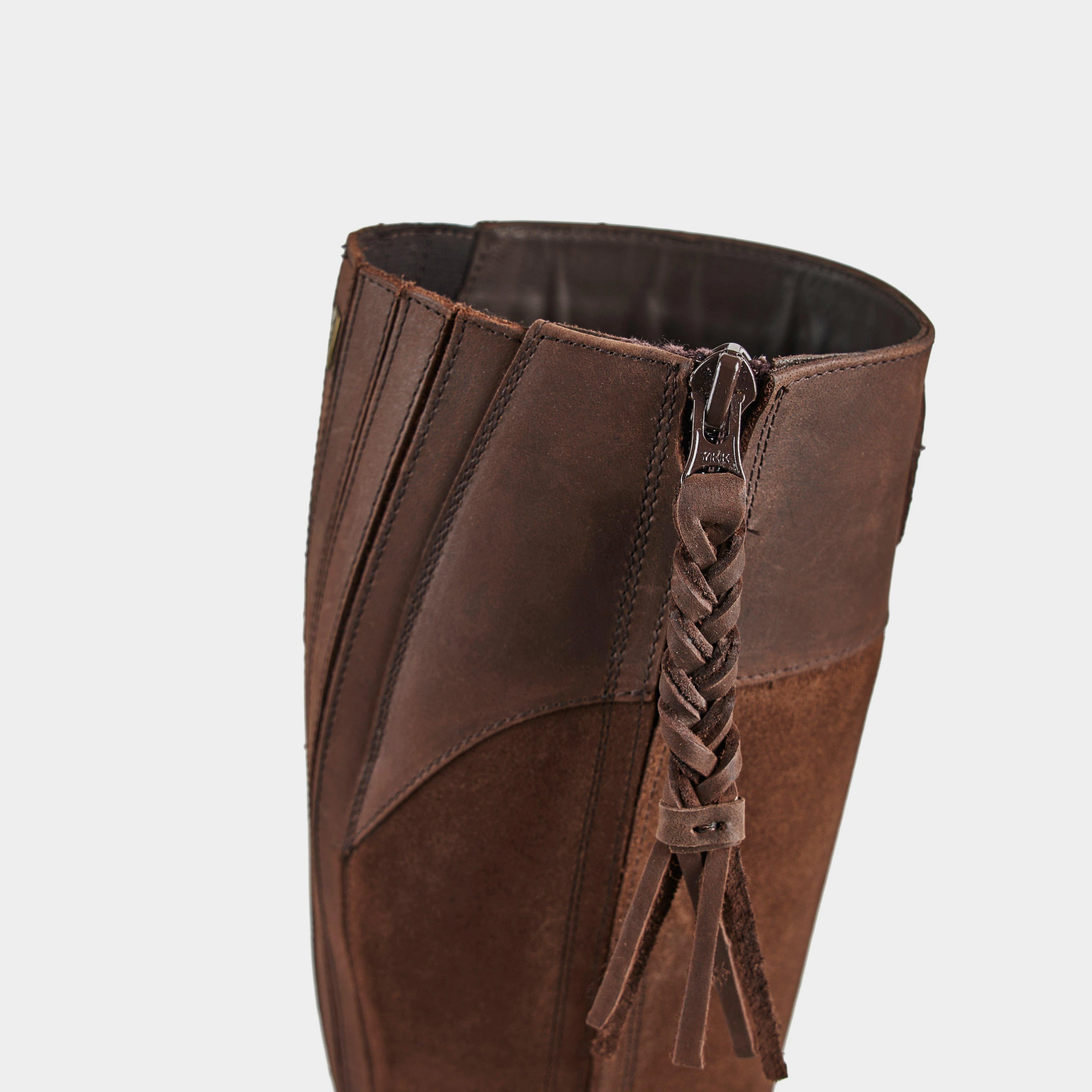 Womens Varallo Country Boots Brown - Image 6