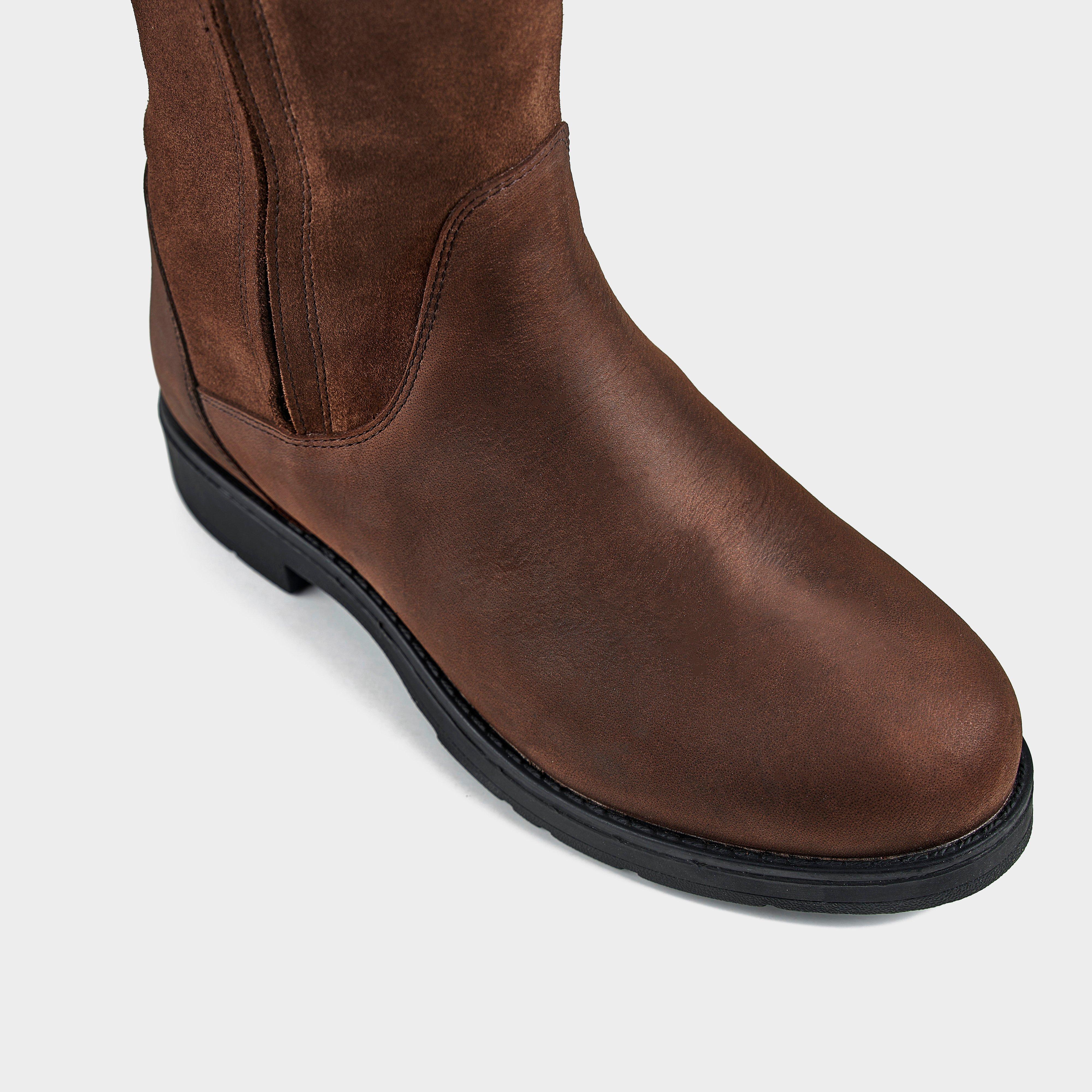 Womens Varallo Country Boots Brown - Image 7